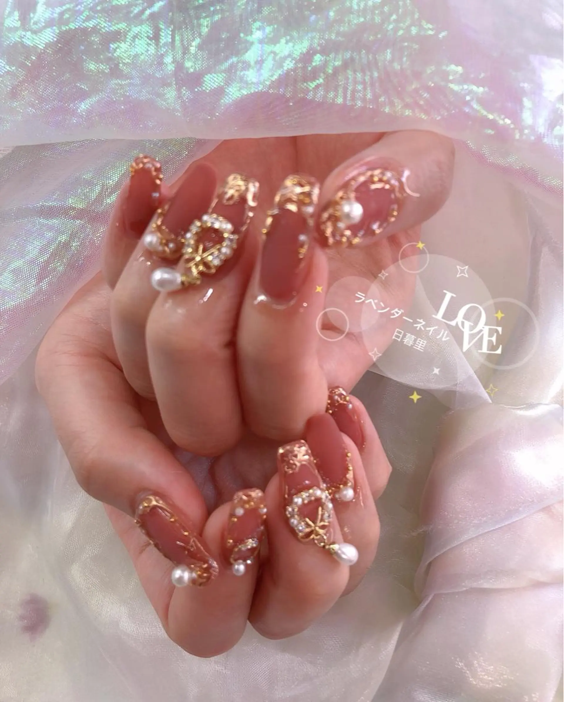 ネイル ラベンダー💖日暮里 ルル💖ネイルのネイルデザイン