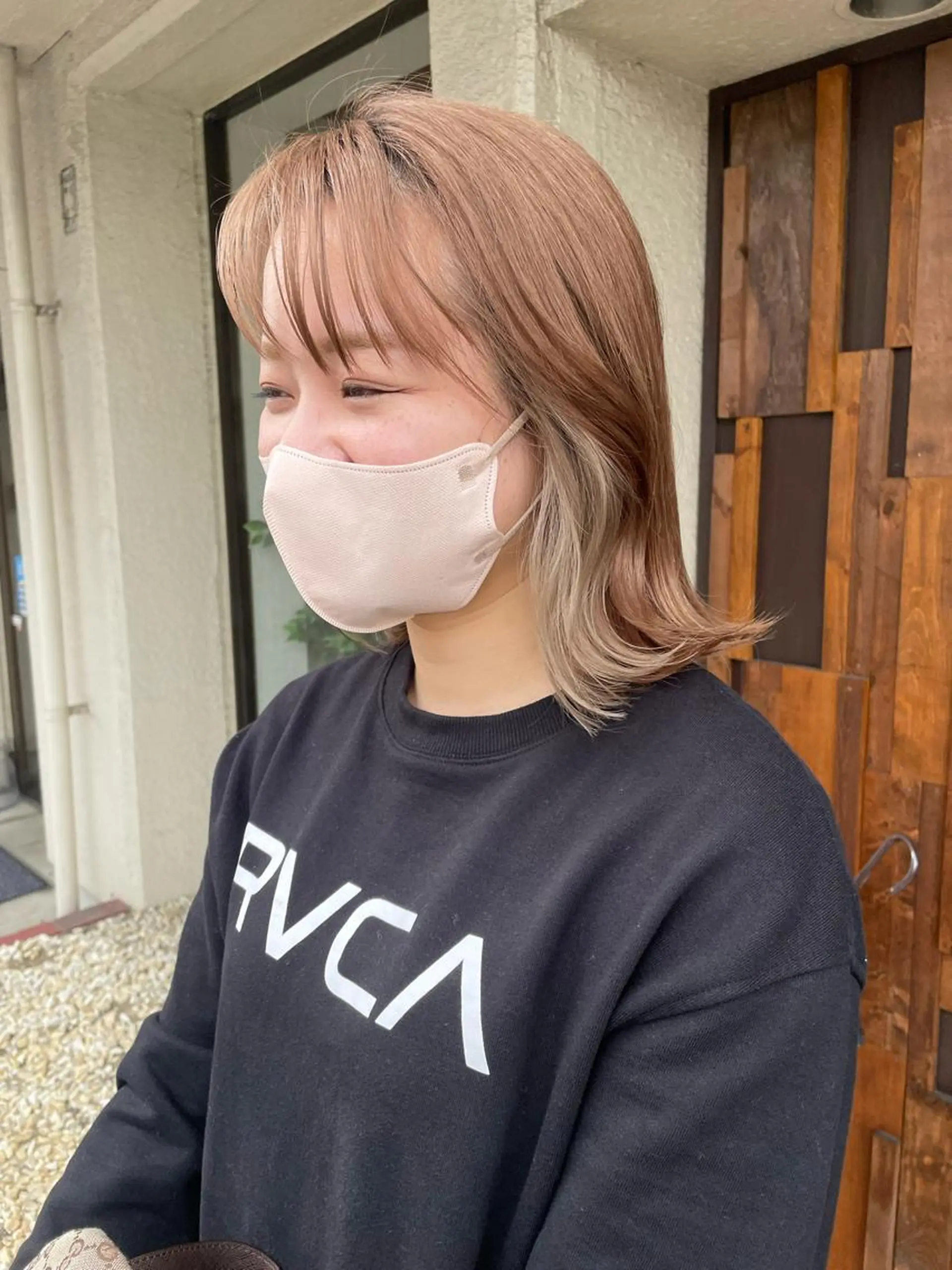 ミディアム ヘアカラー 🌝秦 美羽🌝のヘアスタイル