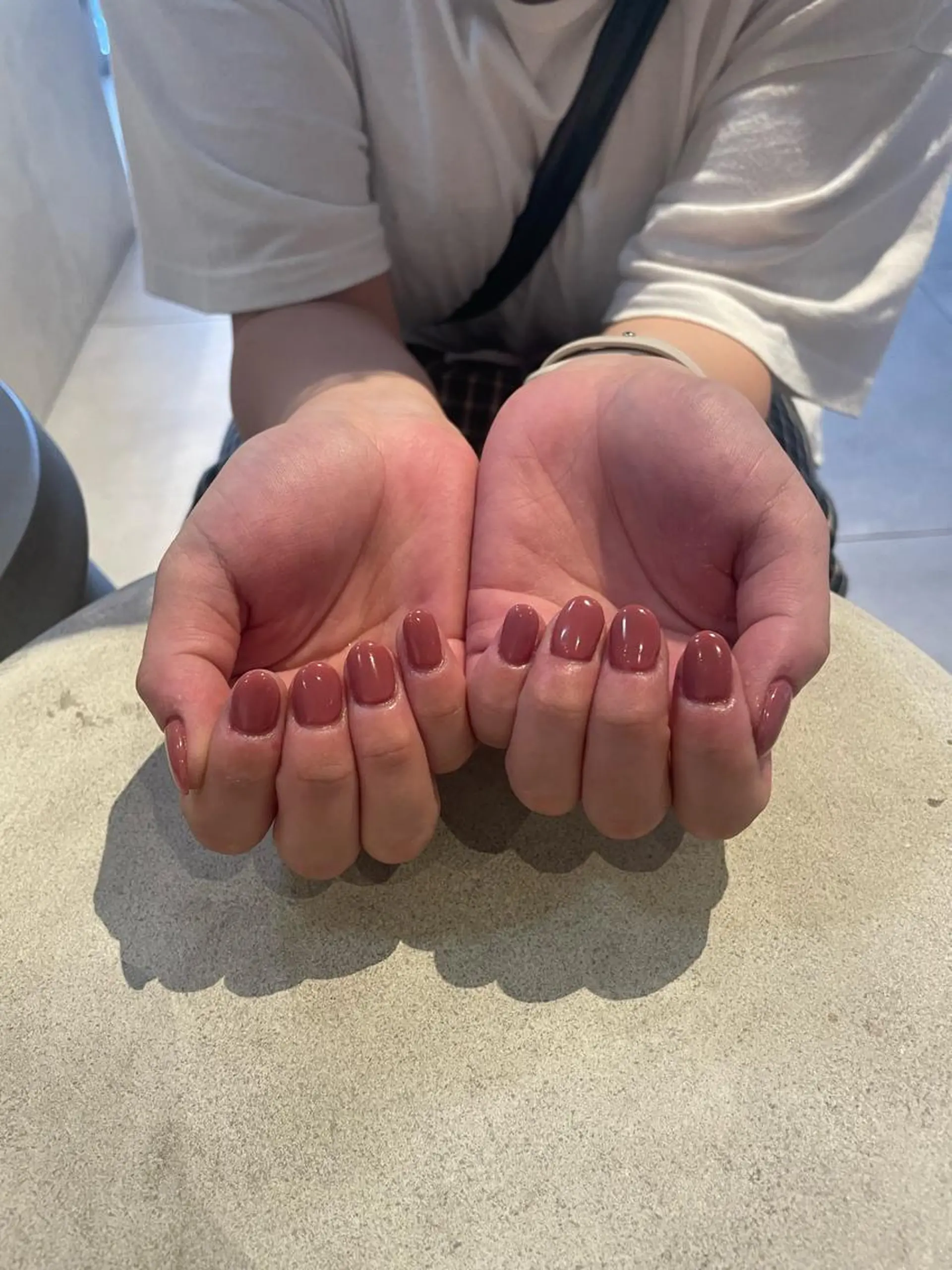 ネイル ワンカラーネイル ハンドネイル HOSHI ⭐️辻堂 /藤沢ガーリーネイルのネイルデザイン