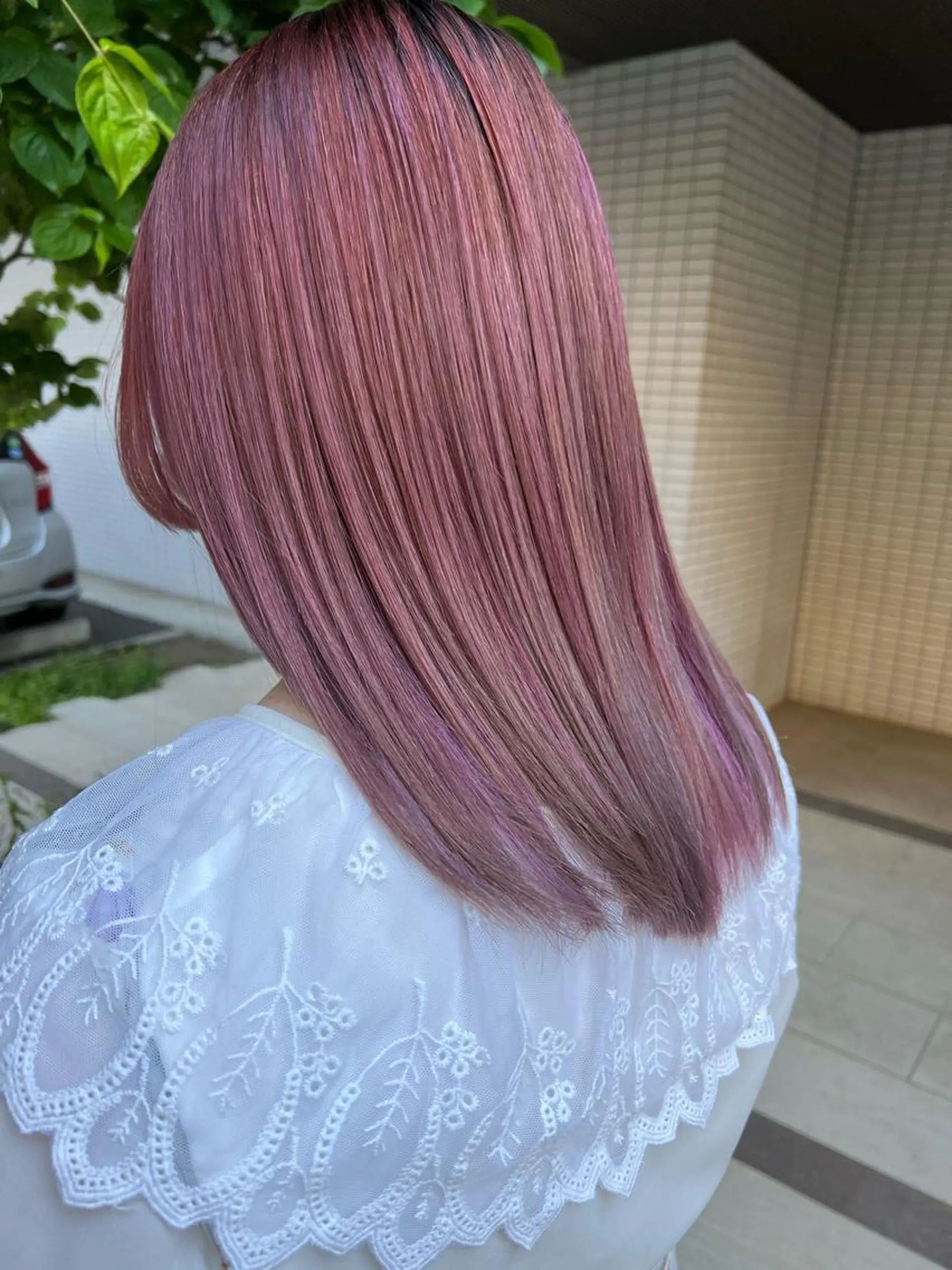 ミディアム カラー ブリーチ ケアブリーチ ピンクカラー 💎透明感カラー特化 💎TAISEIのヘアスタイル