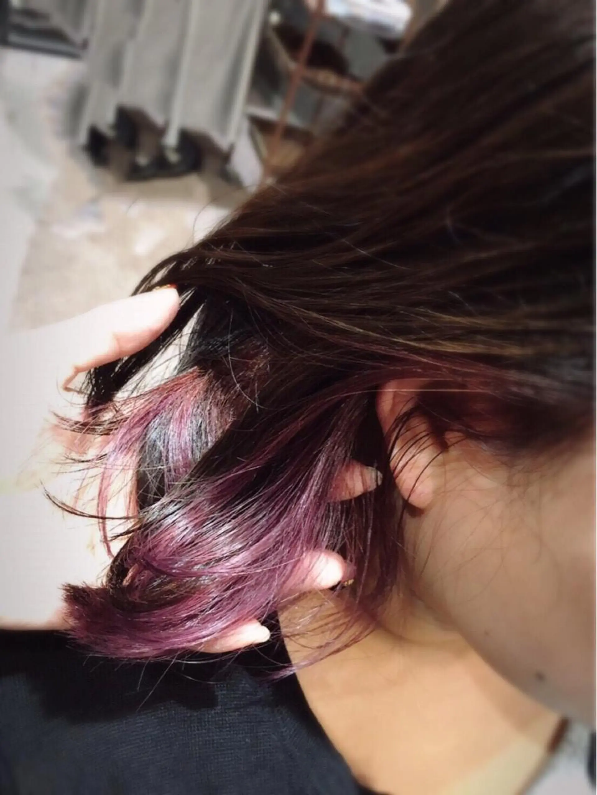 カラー 磧本 祐里恵のヘアスタイル