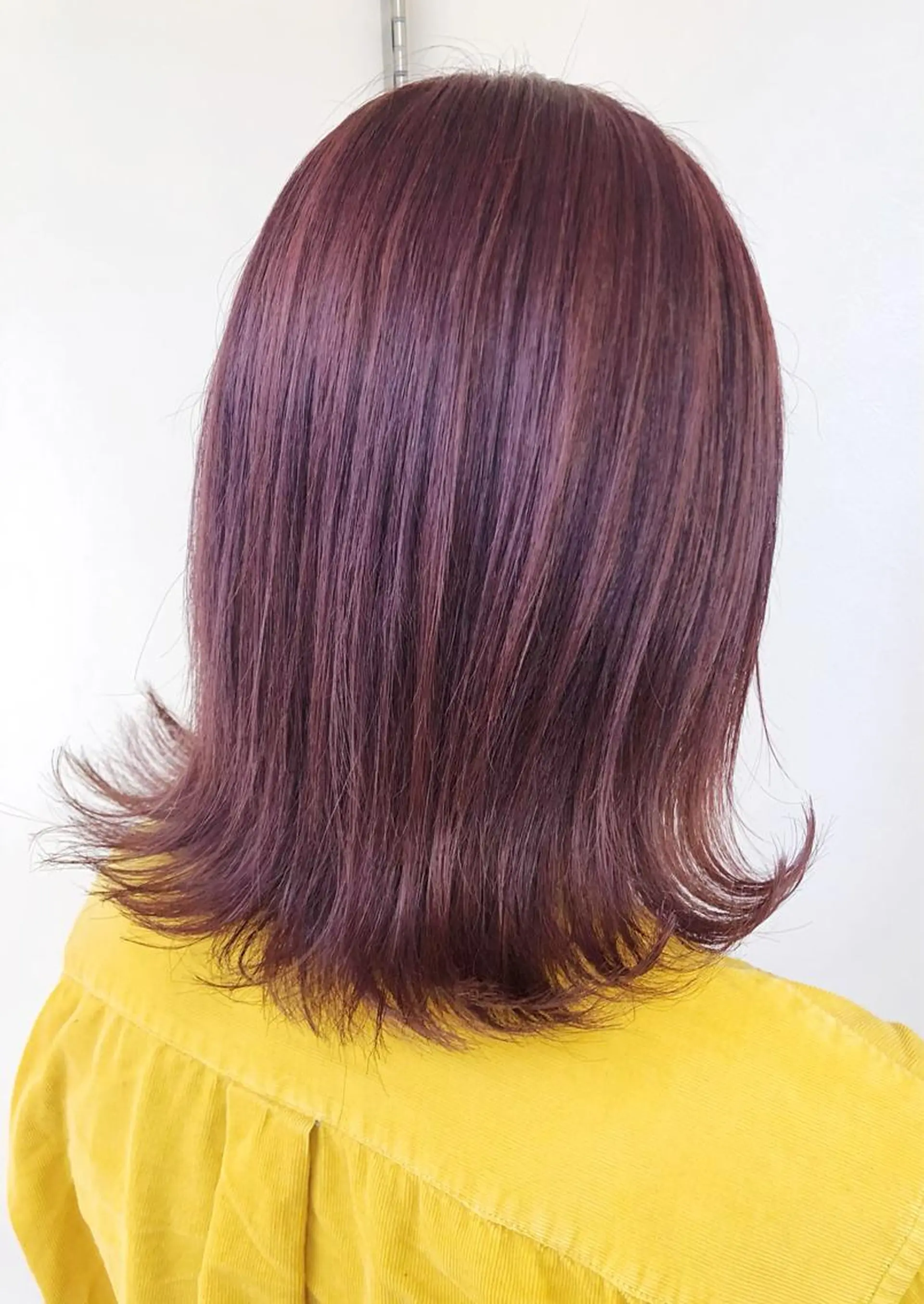 ミディアム カラー ピンクカラー カット ヘアカラー トリートメント ヘアセット 千葉 大聖のヘアスタイル