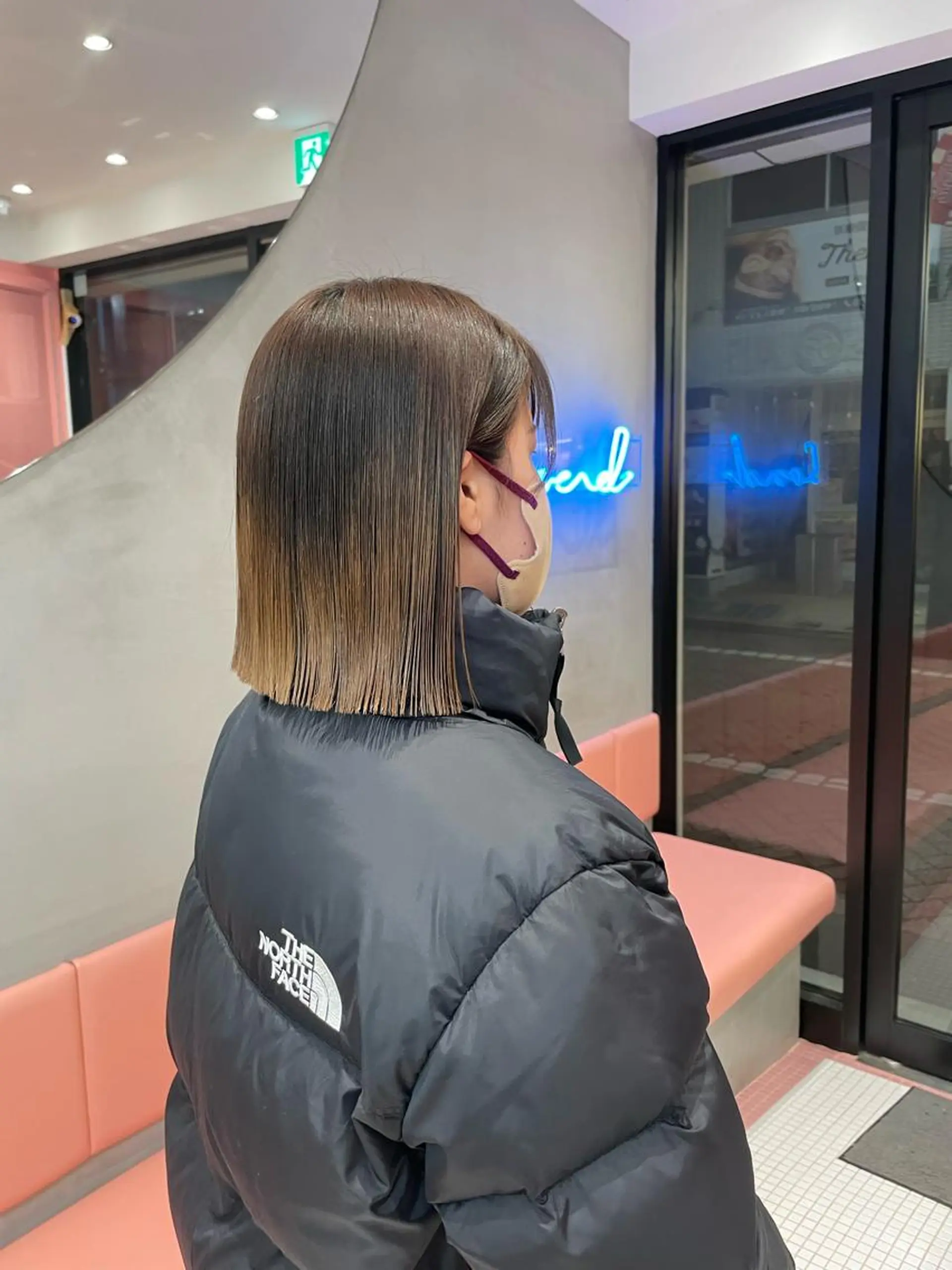 ミディアム Misaki /ボブ/縮毛矯正のヘアスタイル