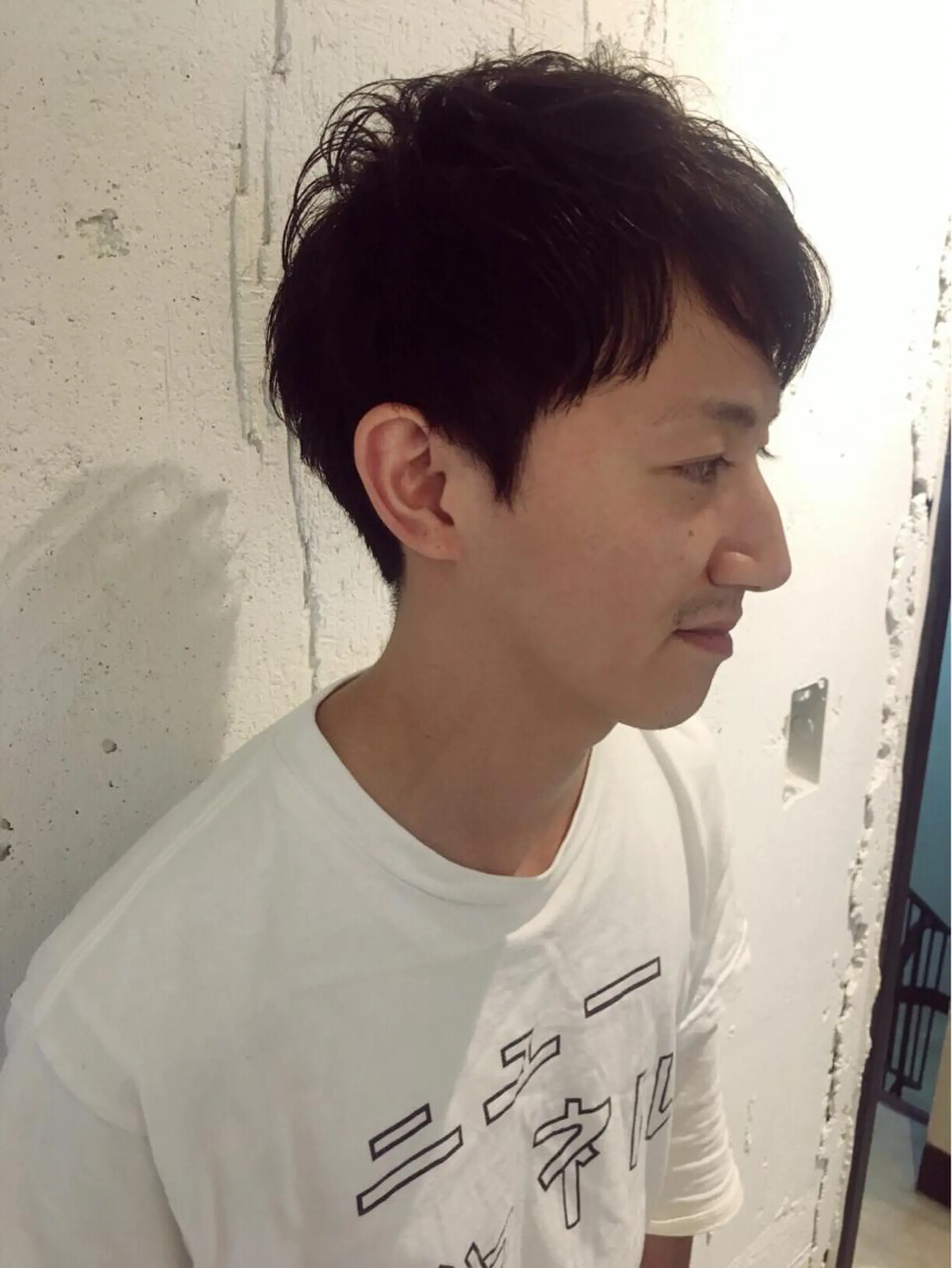 ショート カラー メンズ Fuuu《フゥ》所属・シノザキ シンゴのヘアスタイル