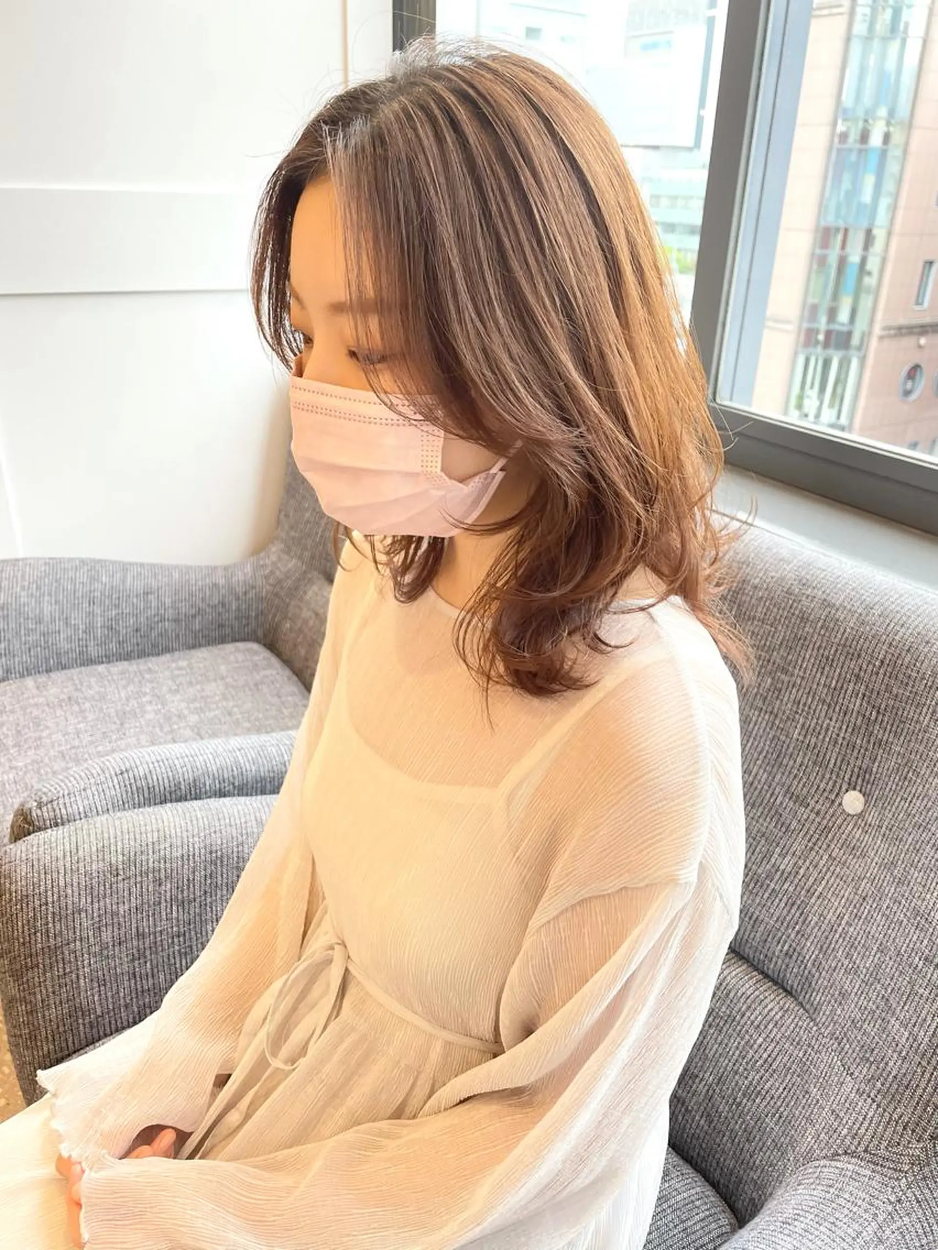 ミディアム Eleanor梅田店 REMIのヘアスタイル