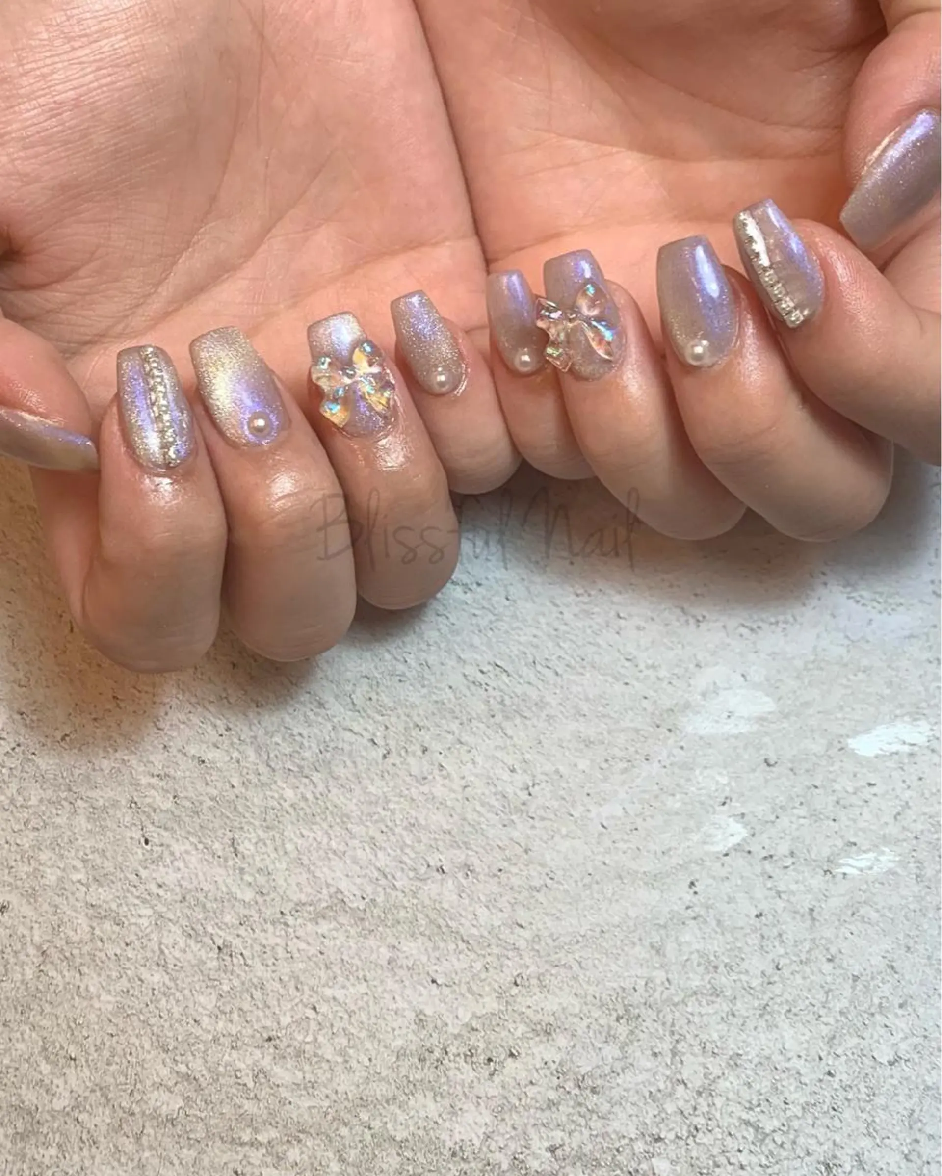 ネイル ハンドネイル Blissful💅 Yurika✩࿐⋆*のネイルデザイン