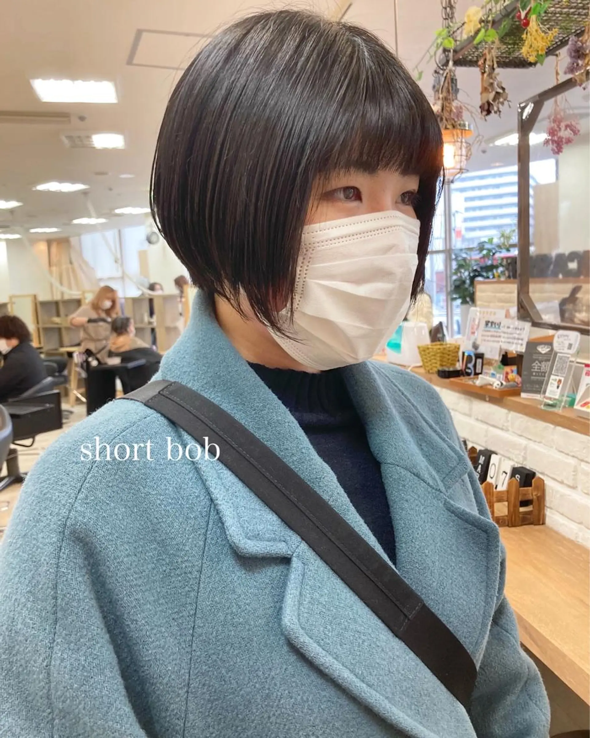 ショート 切りっぱなしボブ ショートボブ ハンサムショート ボブ ショートヘア カット トリートメント 朝がちょっと楽しくな るshort･bobのヘアスタイル