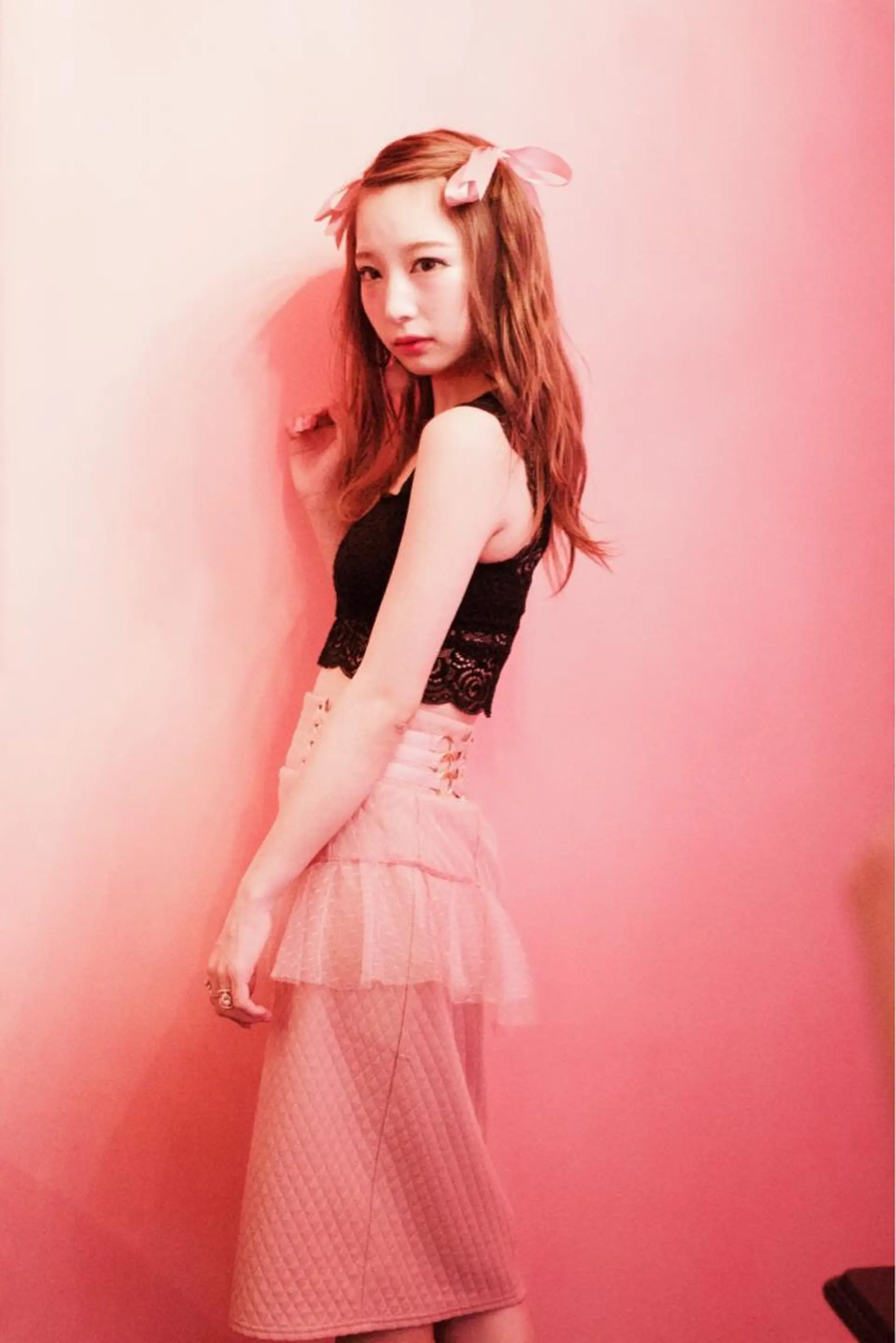 ミディアム セミロング ロング カラー ヘアアレンジ ILu.所属・櫻井 愛弓のヘアスタイル