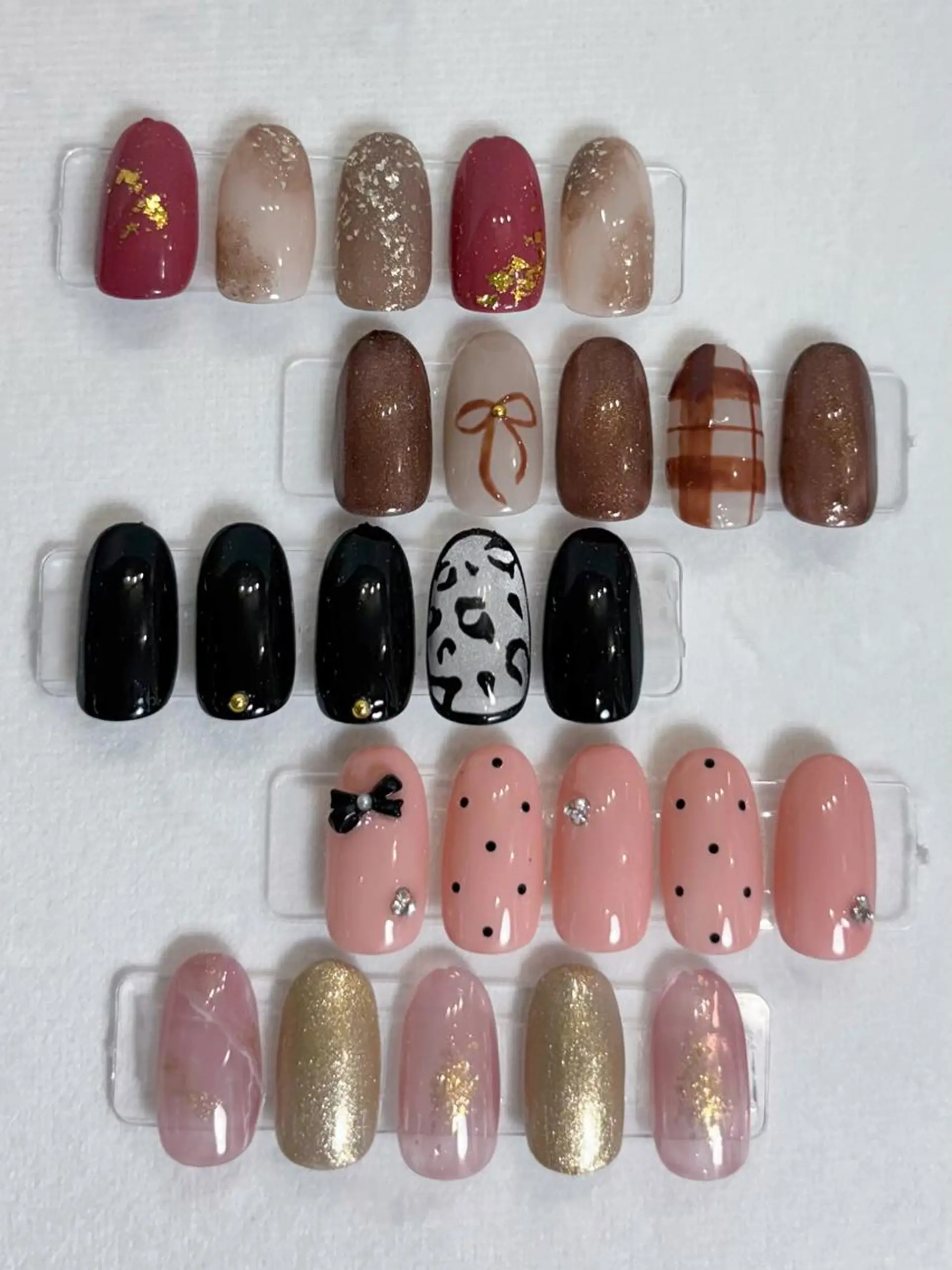 ネイル ハンドネイル 福ネイル スタッフのネイルデザイン