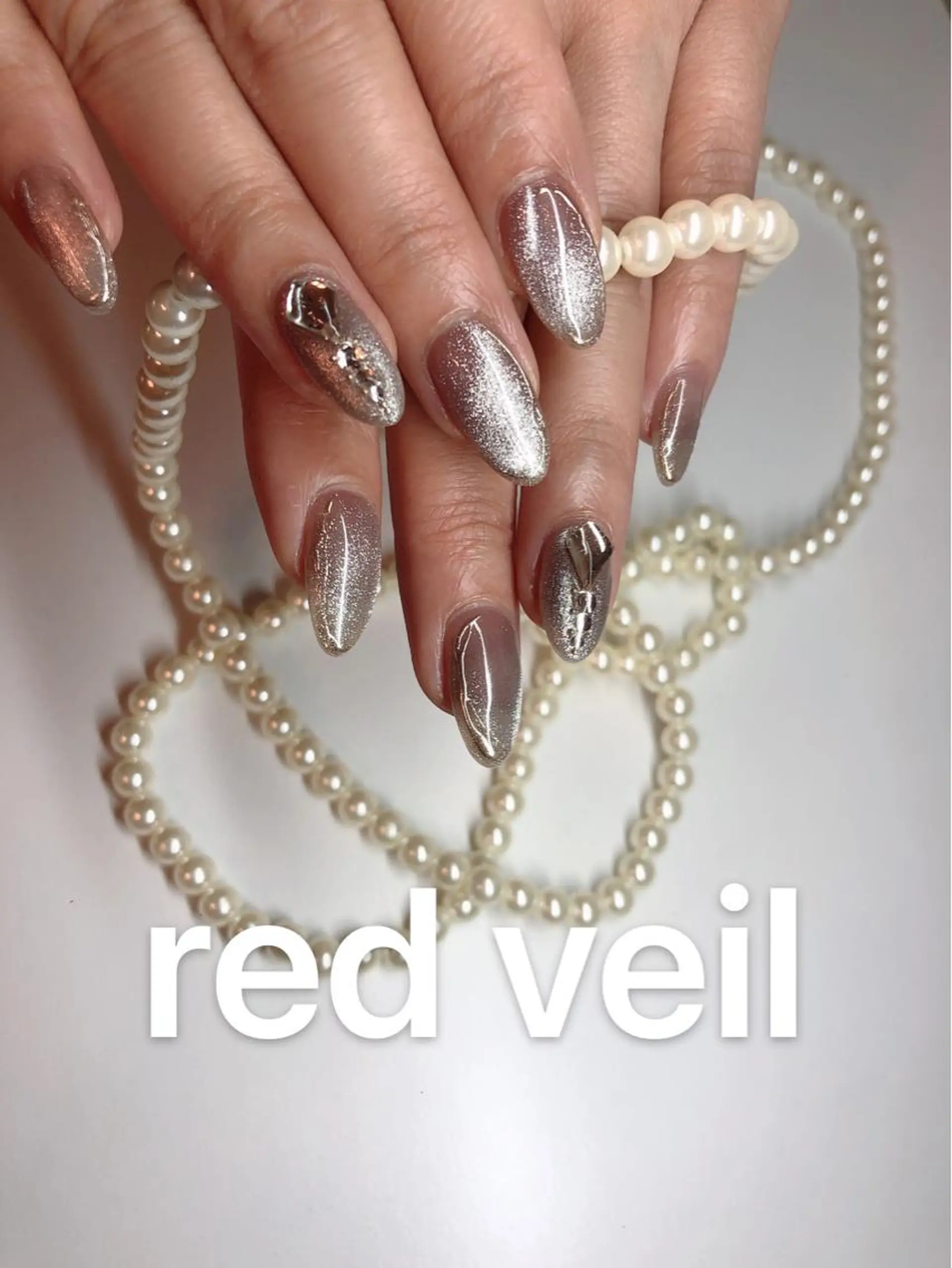 セミロング ネイル ハンドネイル 長さ出し専門 nynaのネイルデザイン