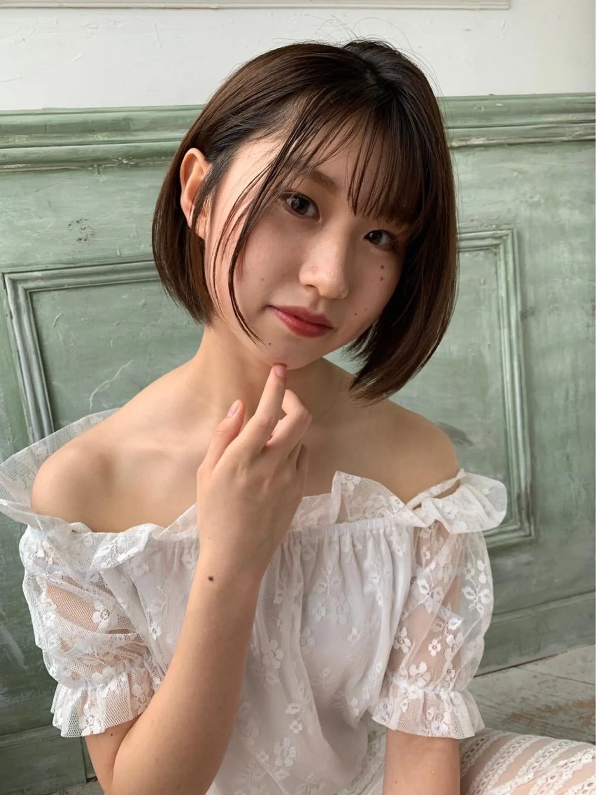 ショート ハイライト 髪質改善 ショートヘア 小顔カット LEVIJU hair所属・韓国ヘア🕊村上 ののこ🕊のヘアスタイル