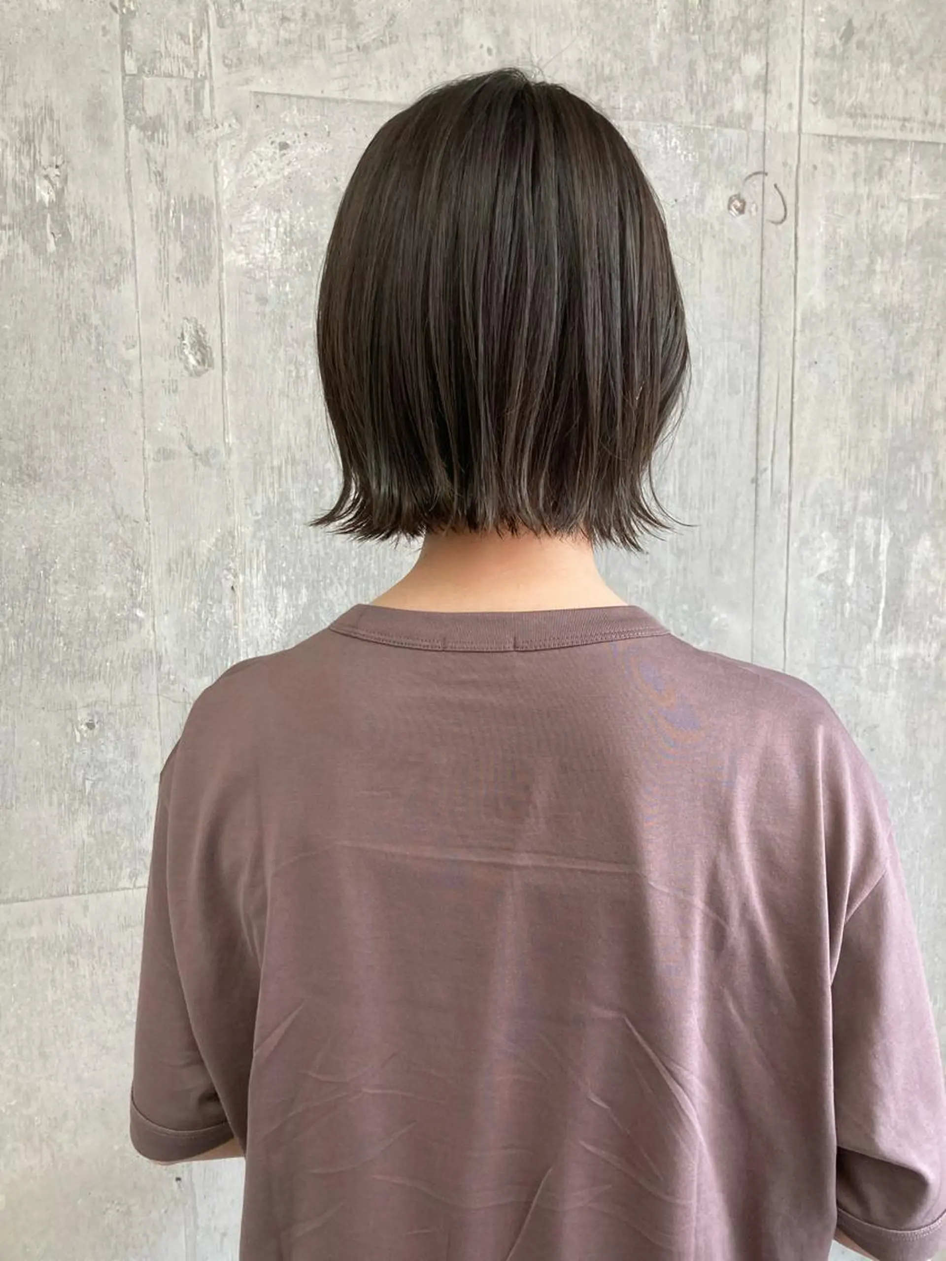 ミディアム カラー ハイライトカラー ハイライト ヘアカラー 小木曽智美 /ボブ/ショートのヘアスタイル