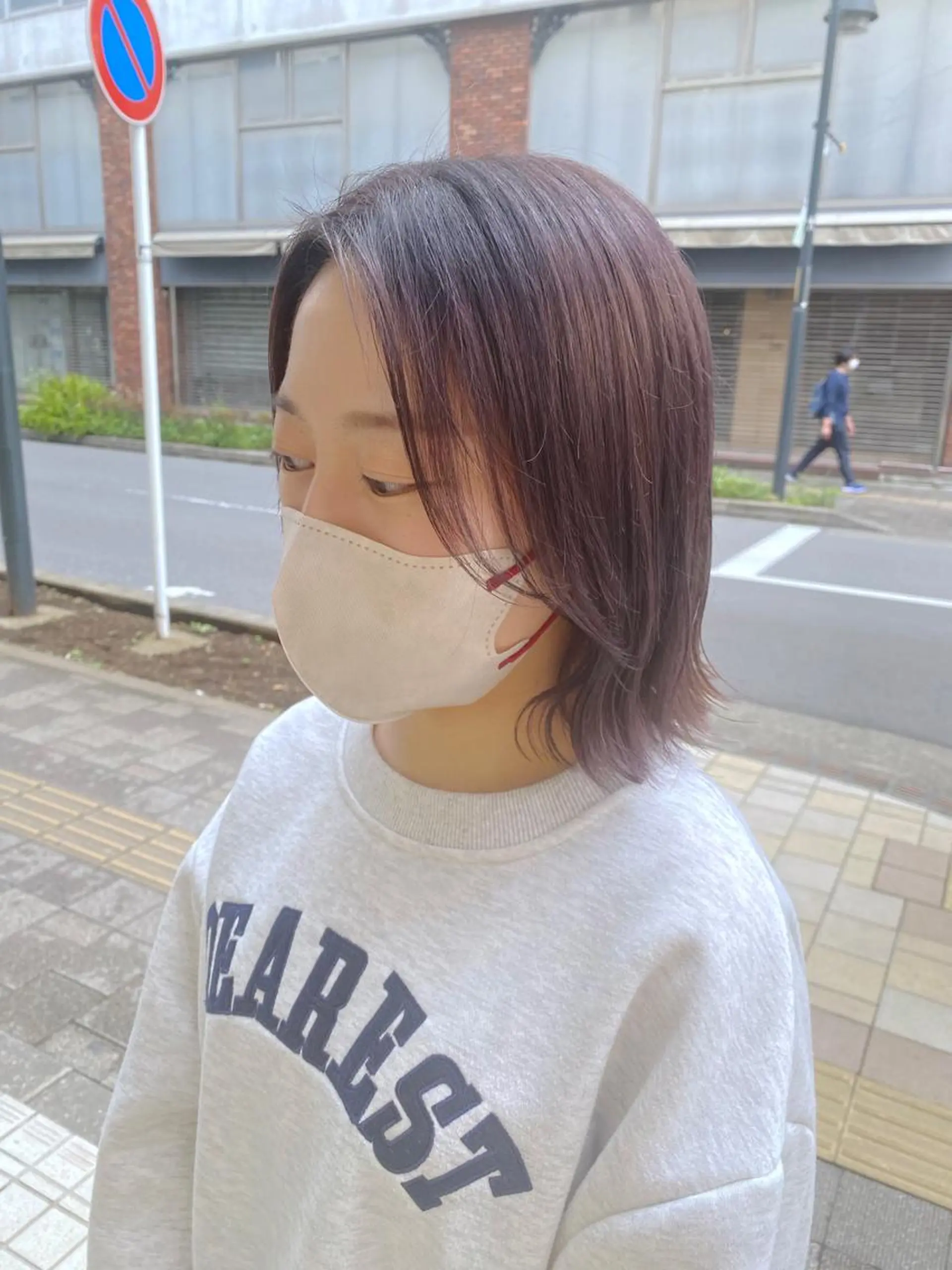 ミディアム カラー ラベンダーカラー ヘアカラー トリートメント ブリーチ/髪質改善 🍊店長MASAKiのヘアスタイル