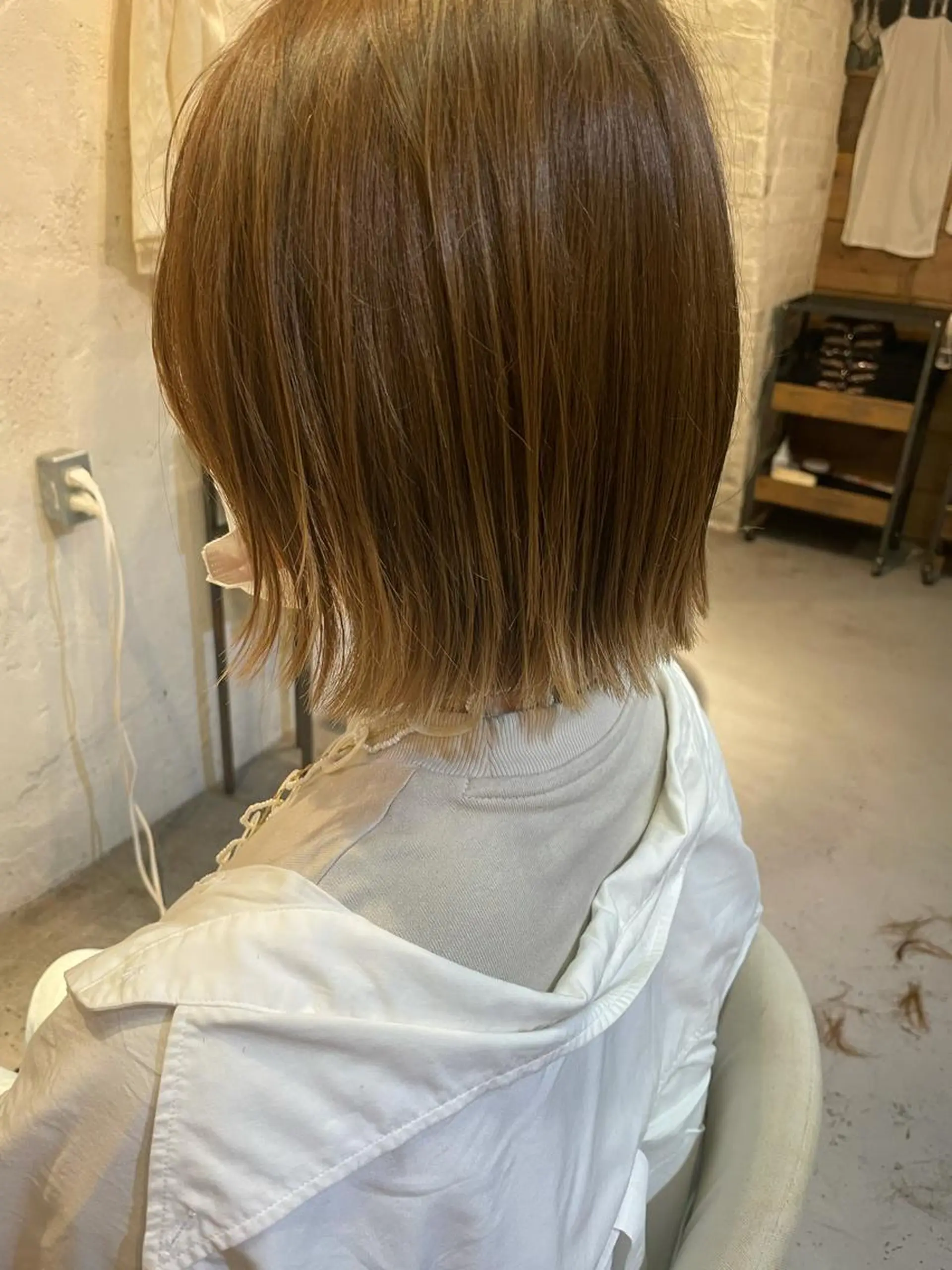 ショート ボブ 泊 紗羅のヘアスタイル