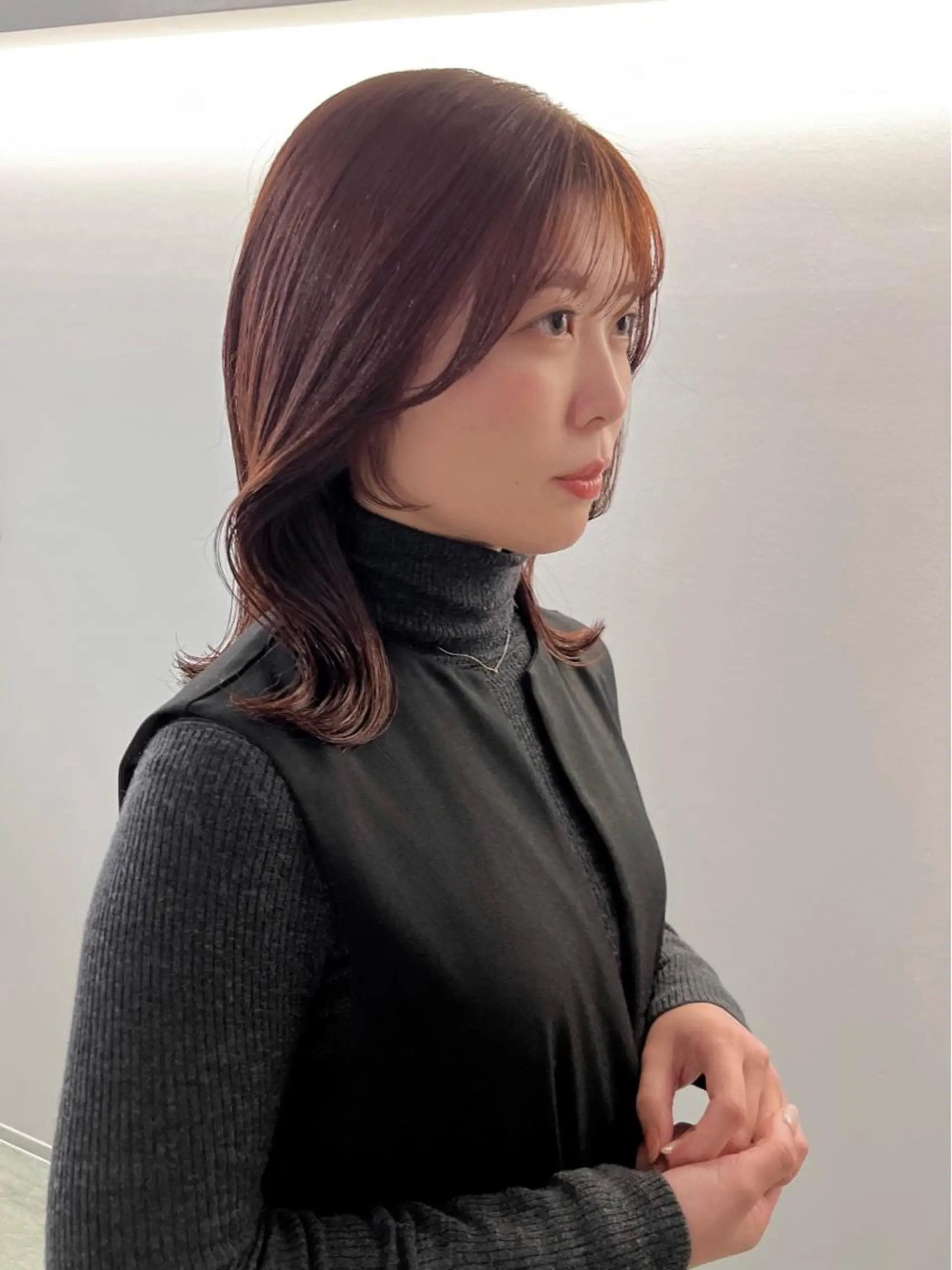 ミディアム カット ヘアカラー GO TODAY SHAiRE SALON 広島店所属・三輪 恭平のヘアスタイル