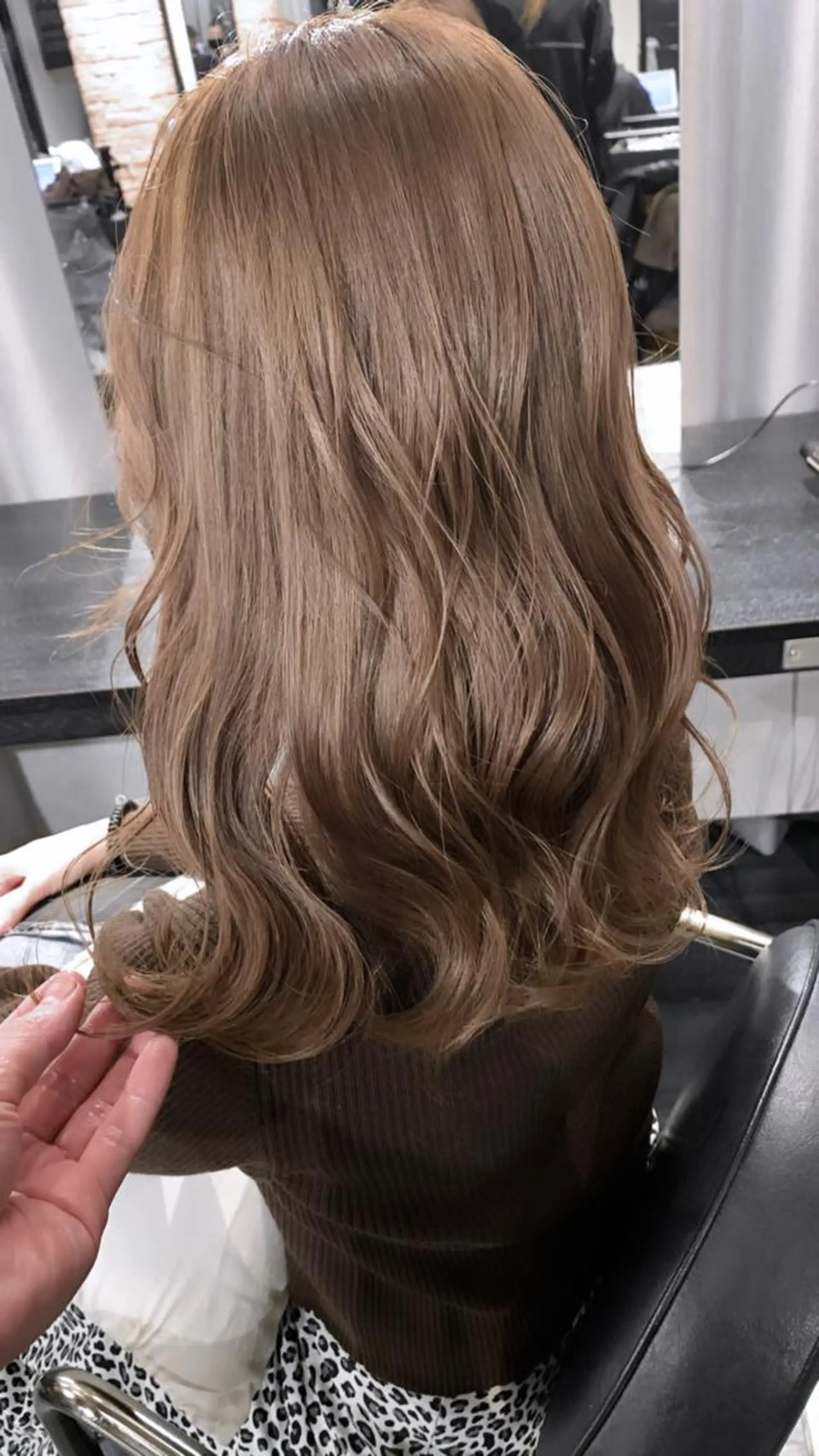 ミディアム カット ヘアカラー 田中 聖也のヘアスタイル