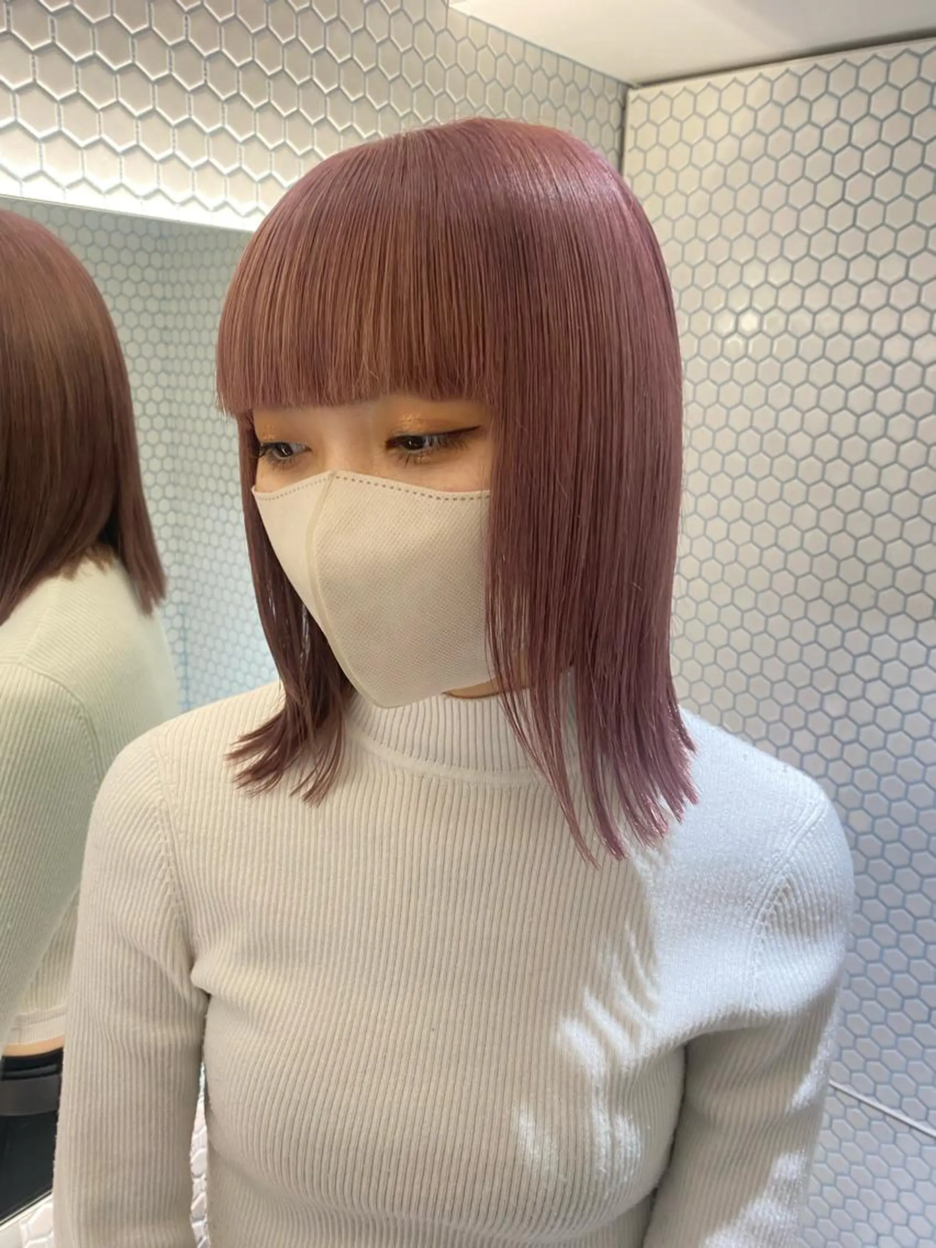 ミディアム カラー cinq所属・ハイライトカラー ❤︎hirokoのヘアスタイル