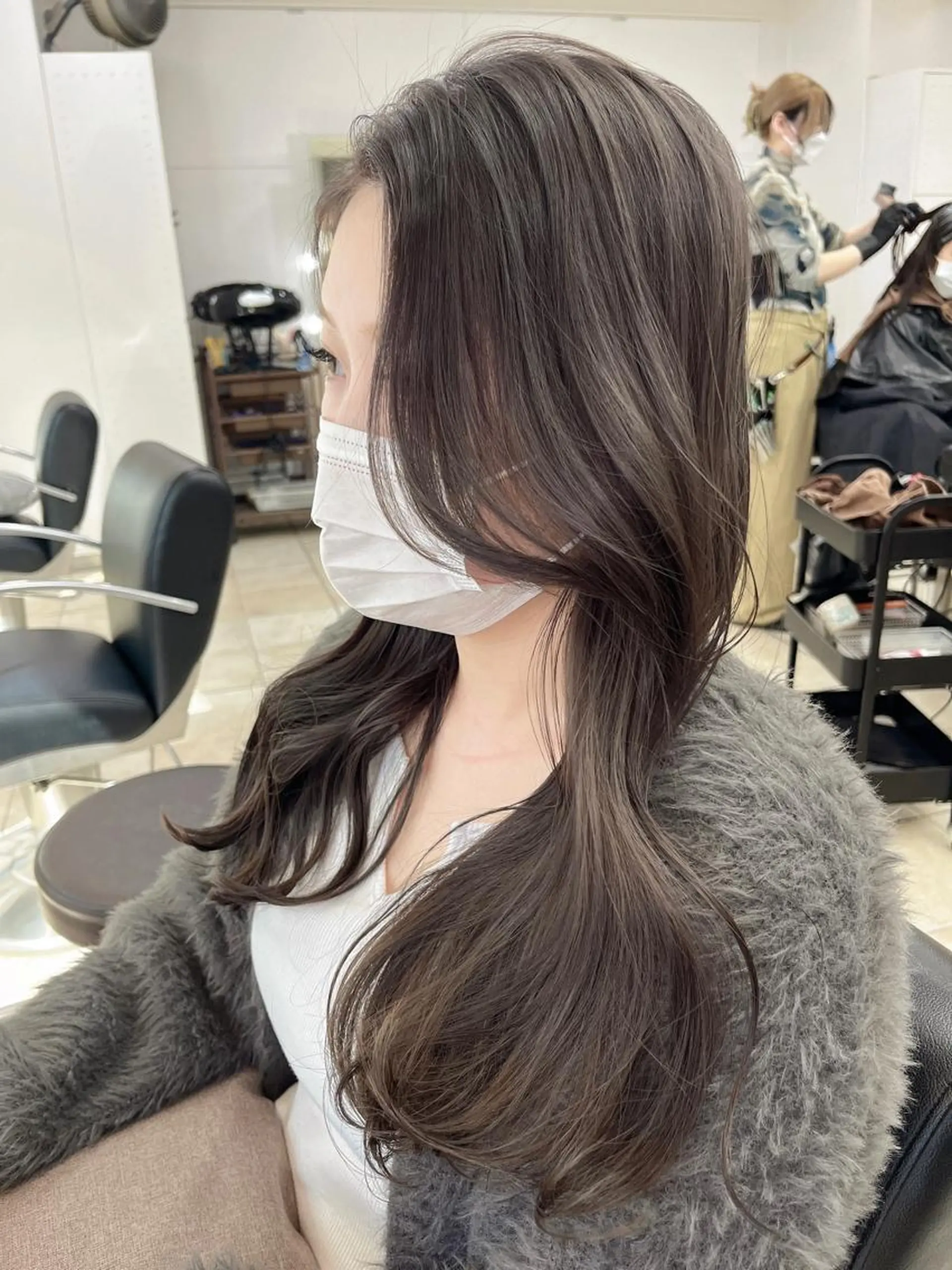 ロング 韓国レイヤー×モテ髪 /MITSUKI🤍のヘアスタイル