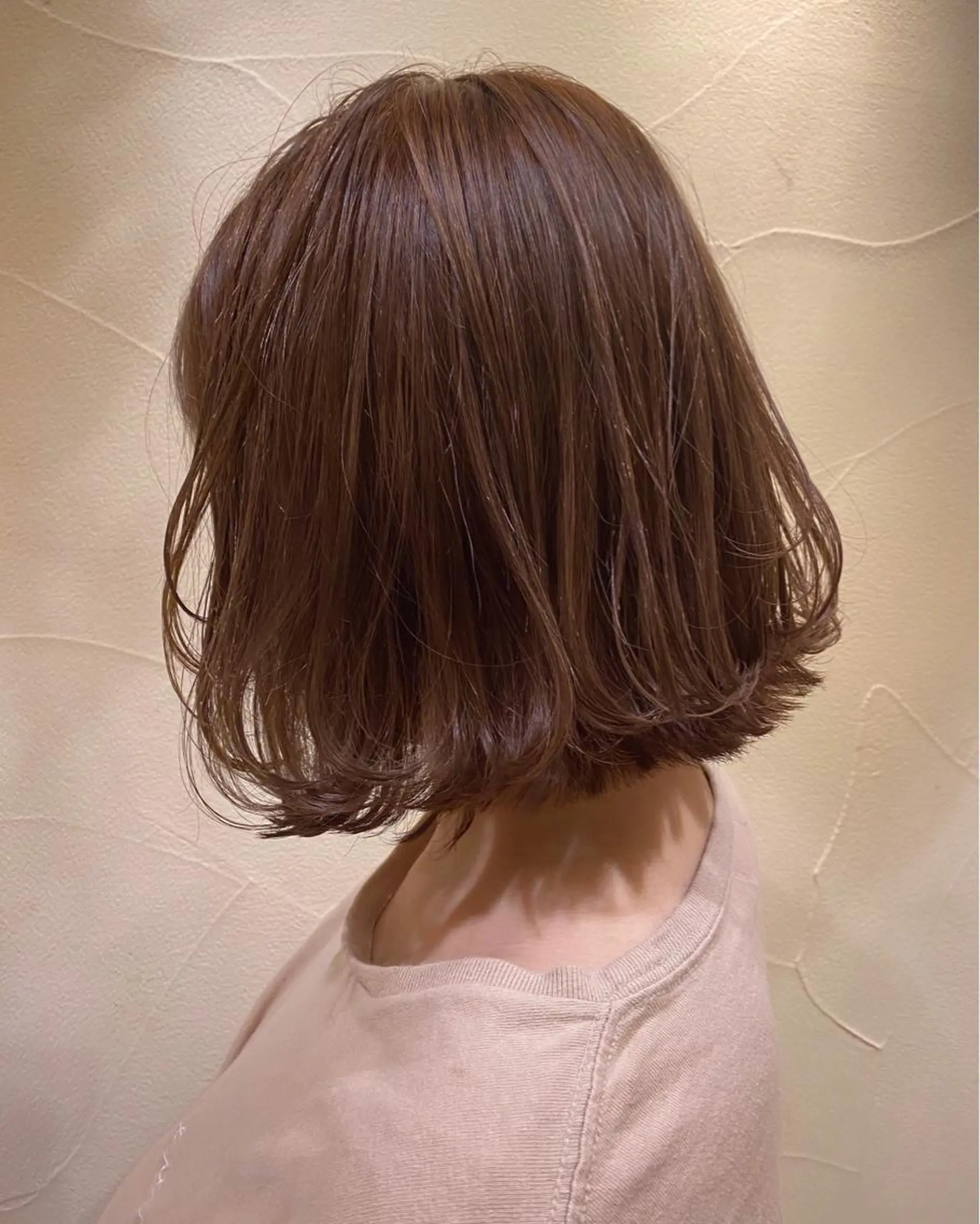 ミディアム カラー 透明感カラー・ 髪質改善🩵イケダのヘアスタイル