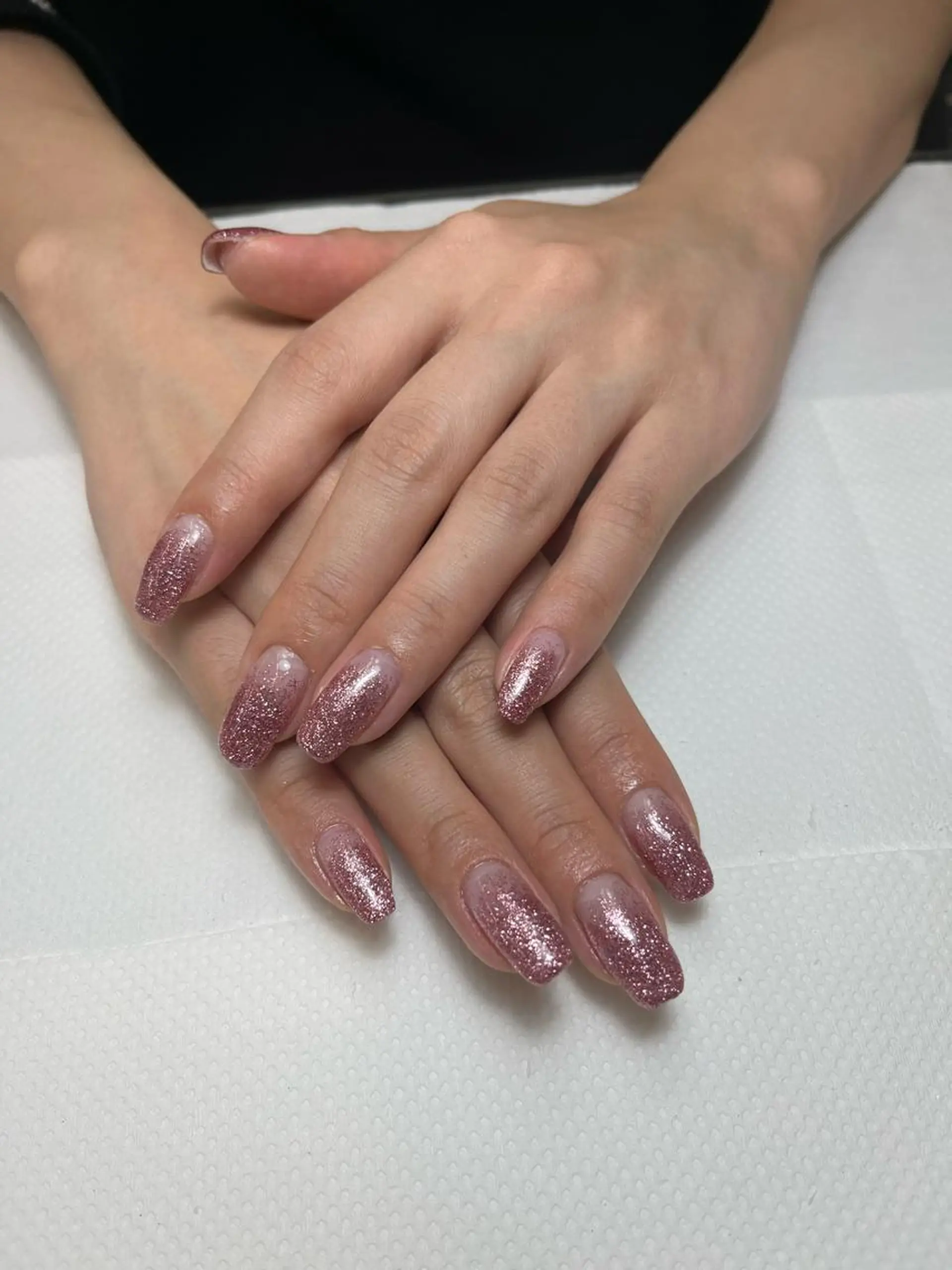 ネイル ラメ(グリッター) ピンク 春ネイル yamazoe 【MAXKELLY】のネイルデザイン