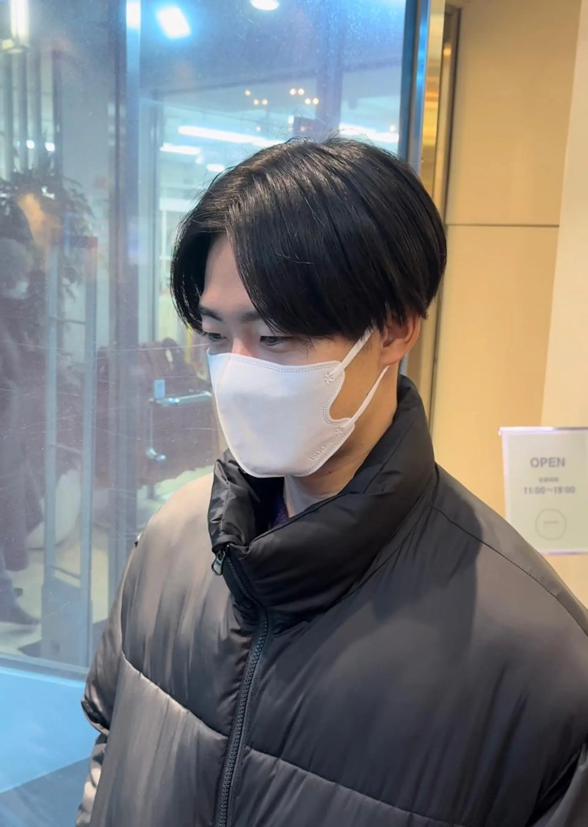 メンズ センターパート 【メンズ特化】 寺田遥輝のヘアスタイル