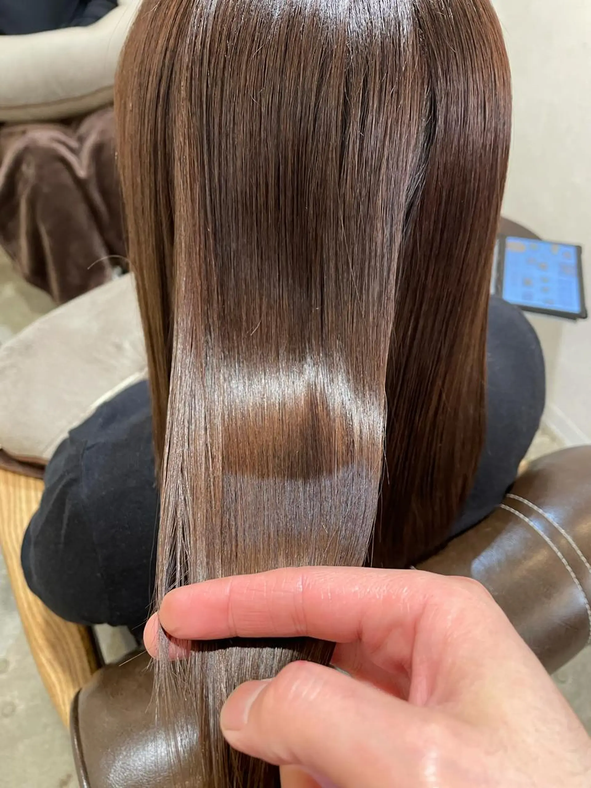 セミロング Lusso店長 千崎慎介のヘアスタイル