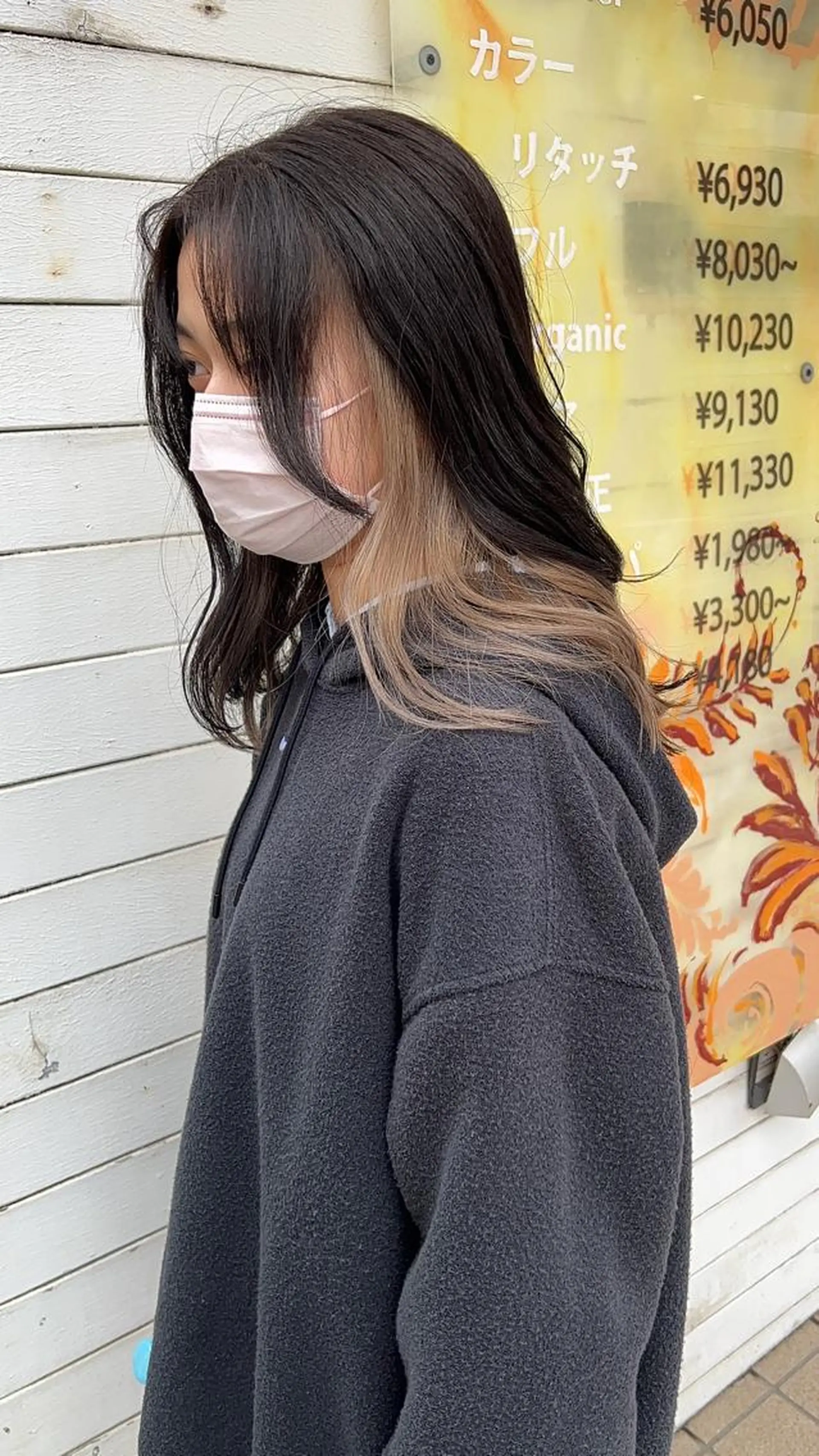 ロング カラー パーマ ヘアアレンジ メンズ キッズ メンズウルフカット アッシュ ベージュカラー 黒髪 ブロンド nico TOKYO 渋谷所属・ブリーチ　ハイトーン 特化🌈フジタハルキのヘアスタイル