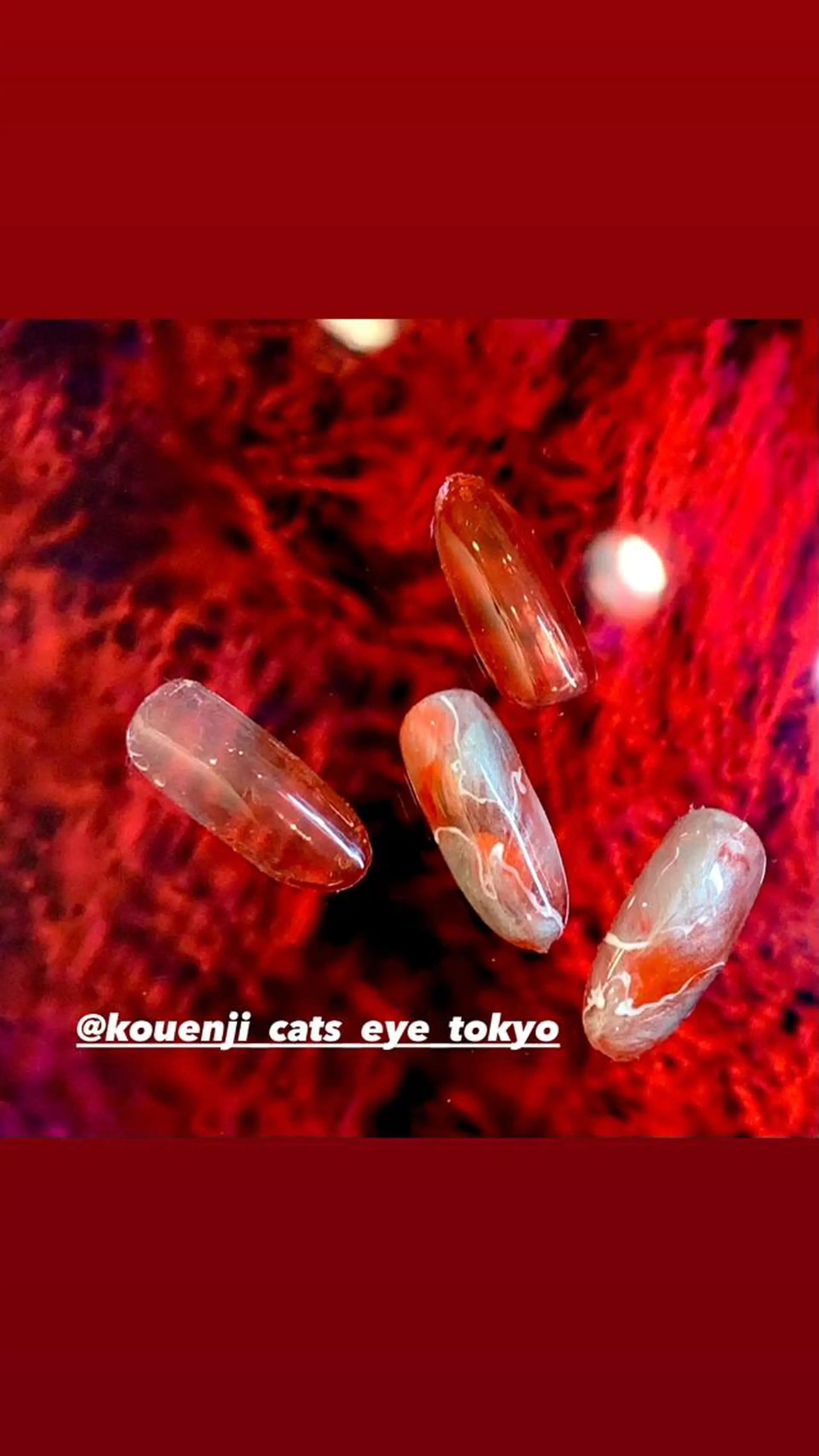 ネイル アートネイル ニュアンスネイル キャッツアイ東京 西荻窪店のネイルデザイン