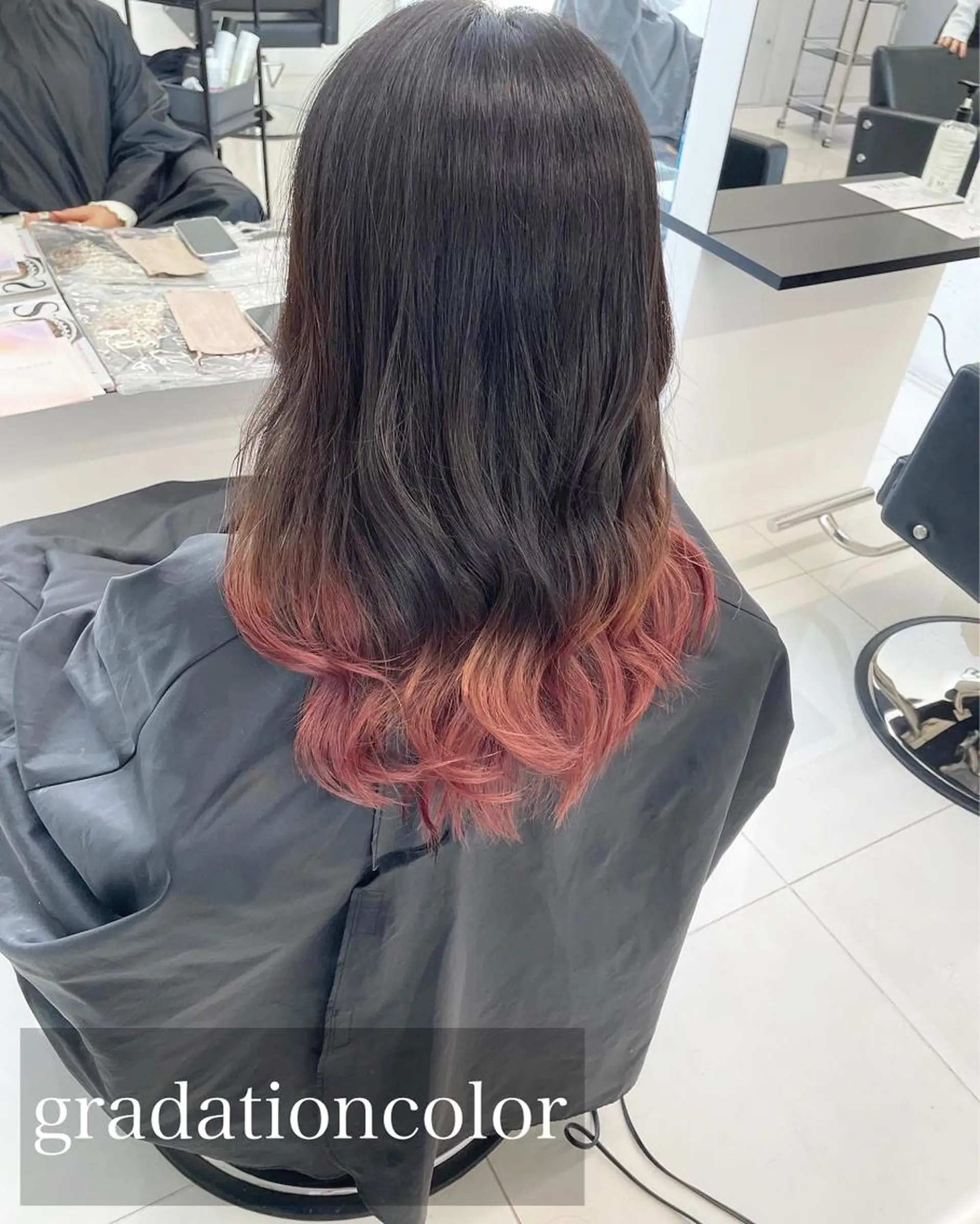 ミディアム カラー ミディアムパーマ ブリーチ グラデーションカラー 学生 髪質改善 ⭐️無料!カット モデル募集⭐️夕貴のヘアスタイル