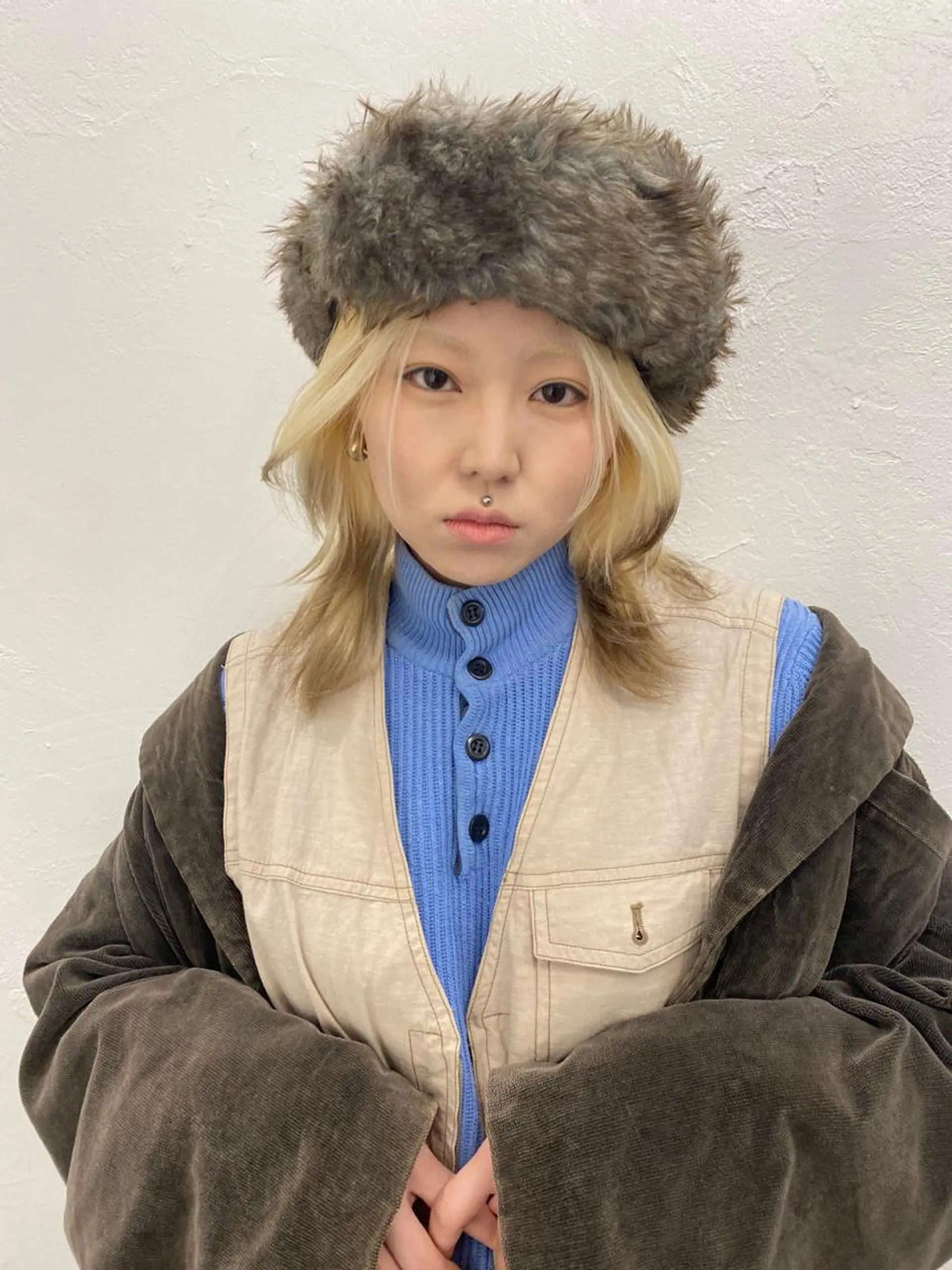 ミディアム ミディアムパーマ ボブ ハイライト 髪質改善 韓国風ヘア THE AGATA TOKYO所属・外国人風パーマ/デザ インカット🦕✨アミのヘアスタイル