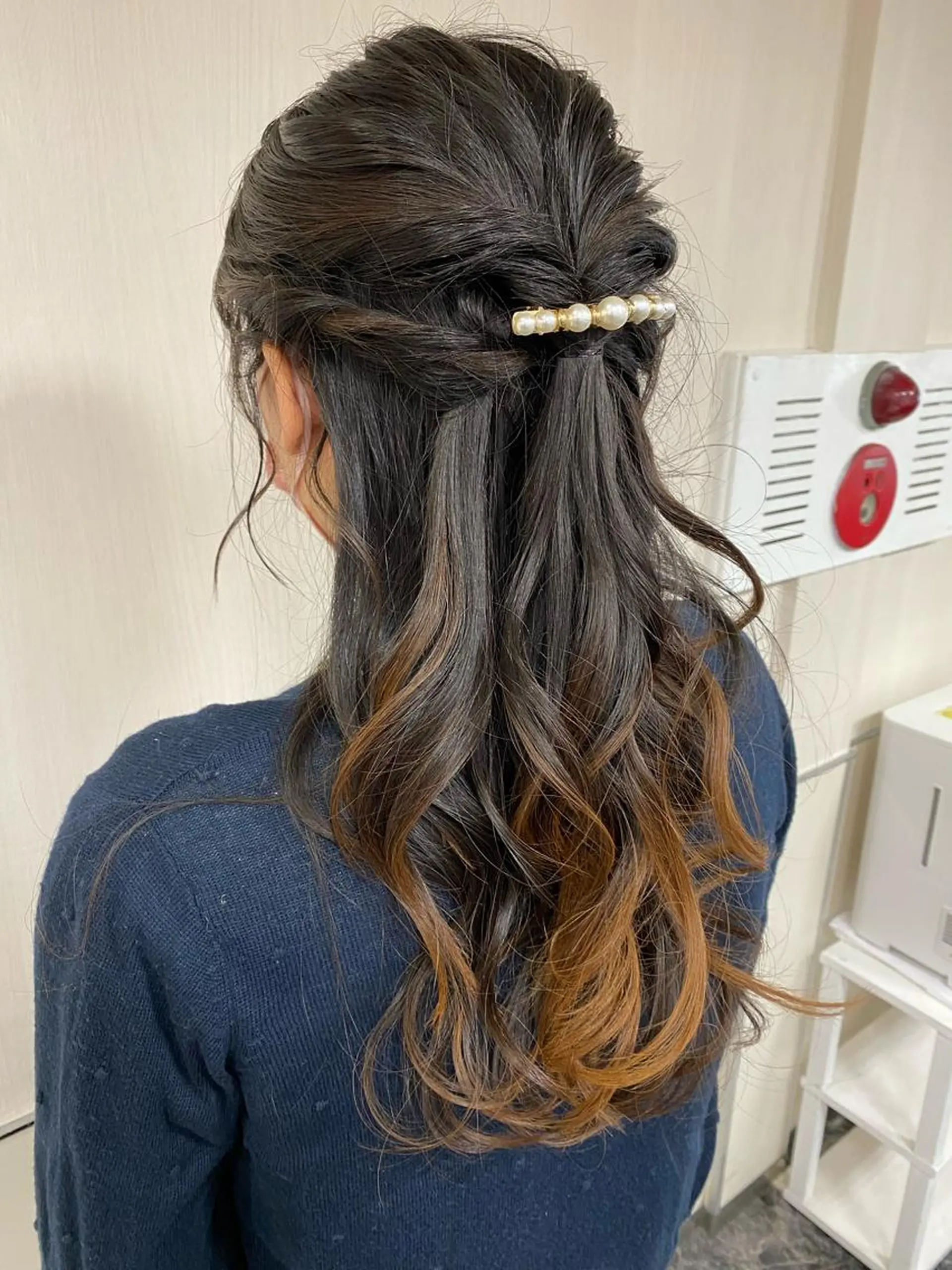 ヘアアレンジ ハーフアップ ヘアセット hair make HY所属・木下 広太のヘアスタイル