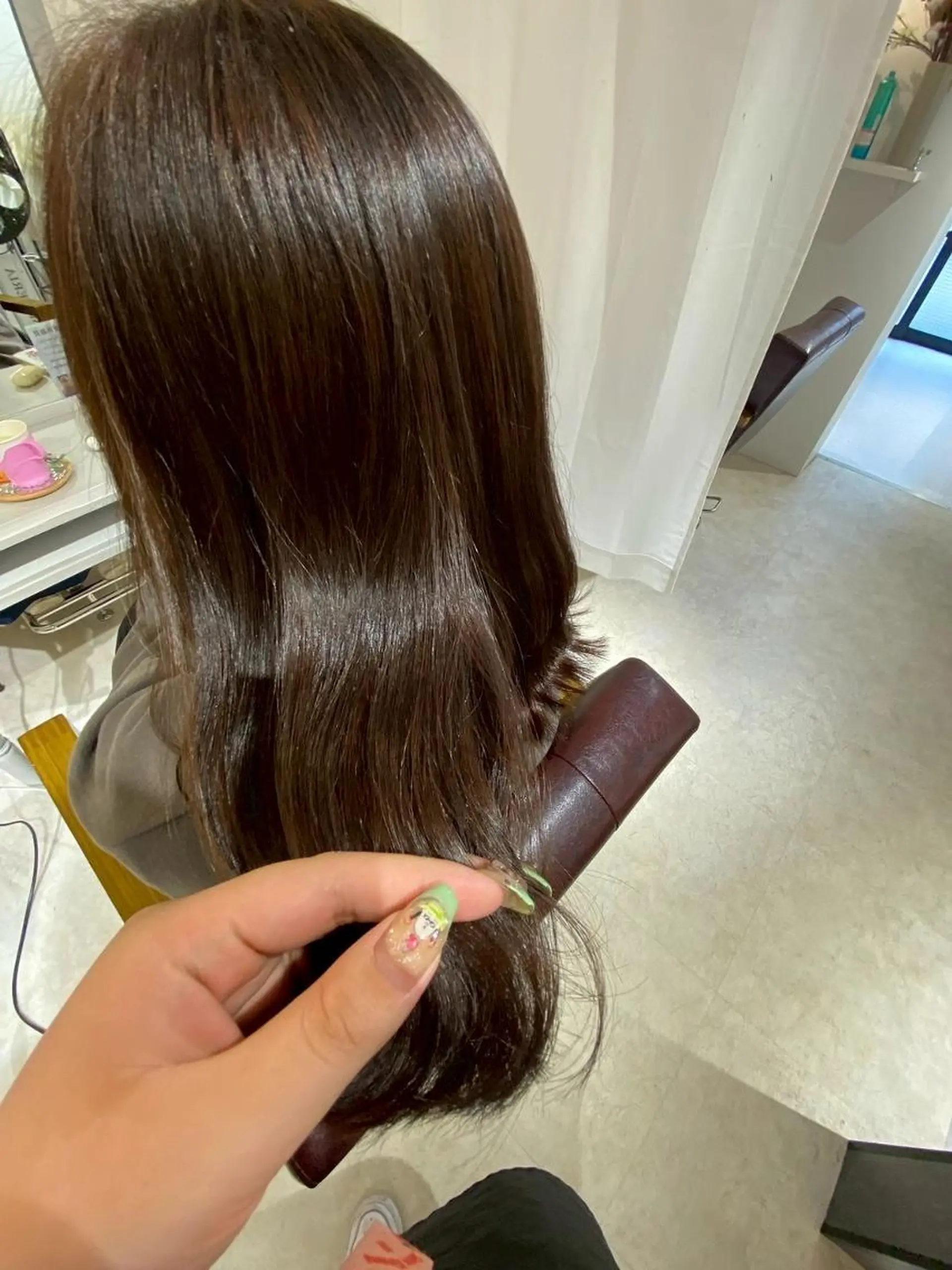 ロング カット ヘアカラー 🎀 マエカワ ユウリ 🎀のマツエク・マツパデザイン