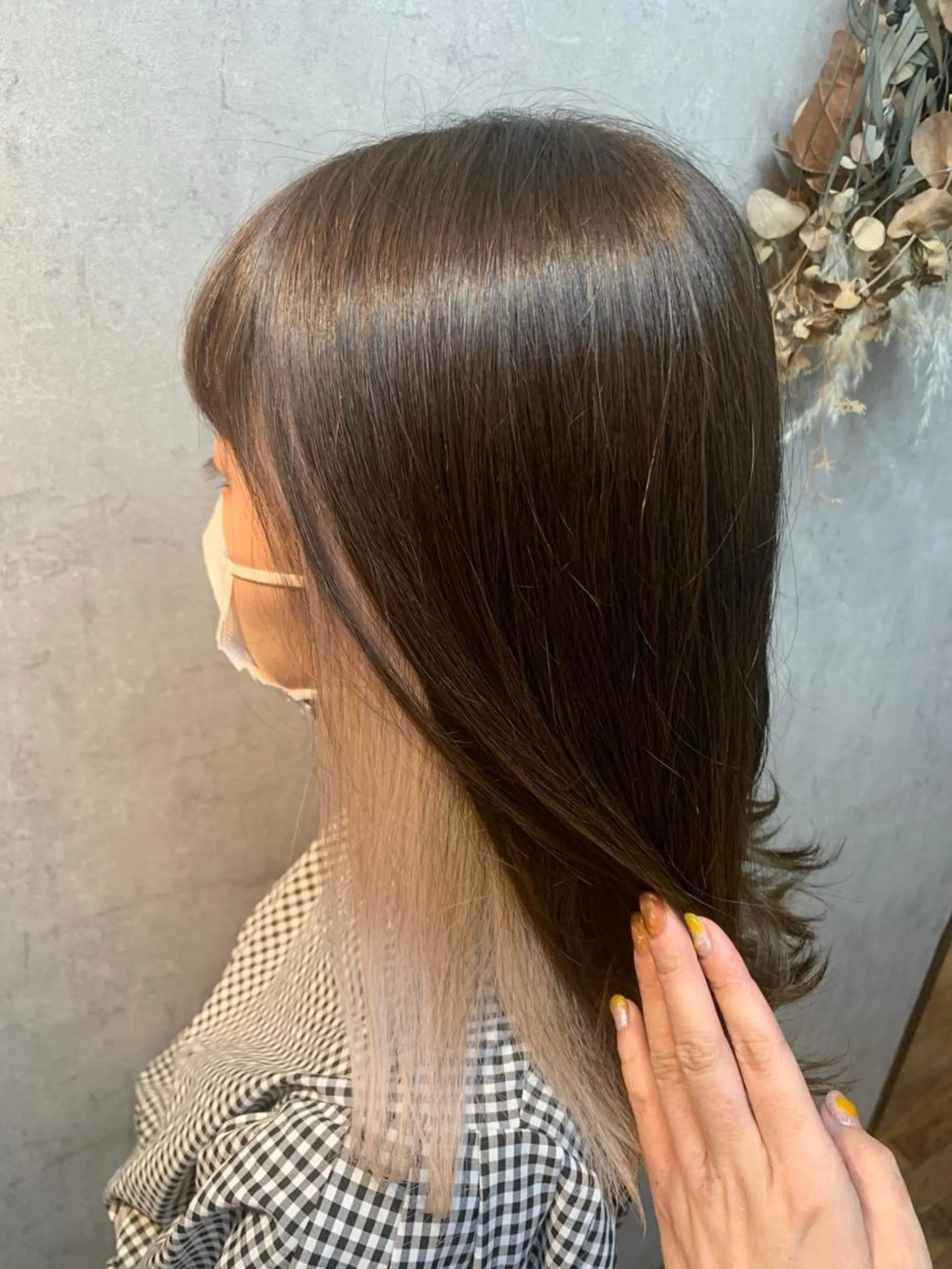 カラー 大島 千怜のヘアスタイル