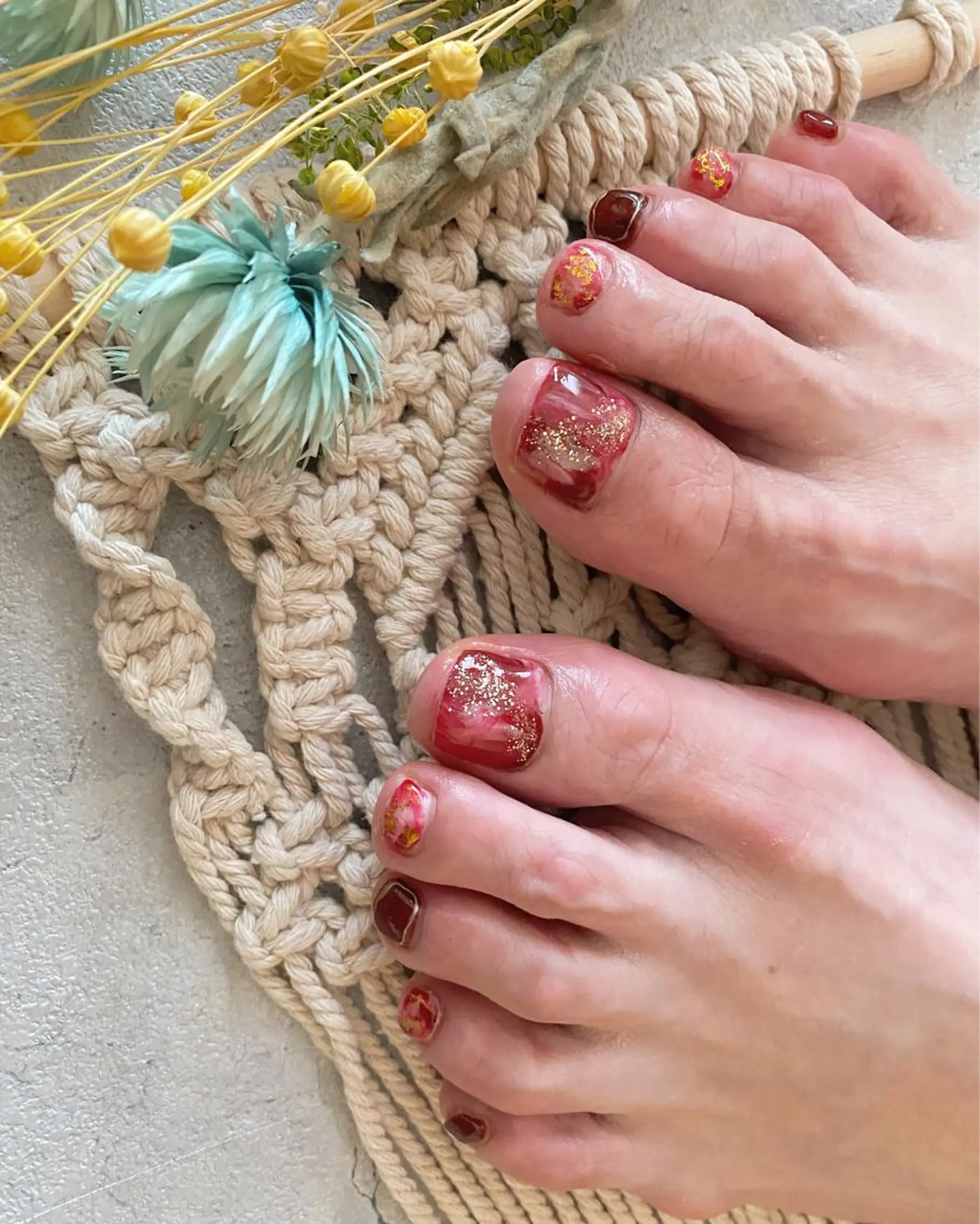 ネイル フットネイル ëmma nail_ by chulaのネイルデザイン