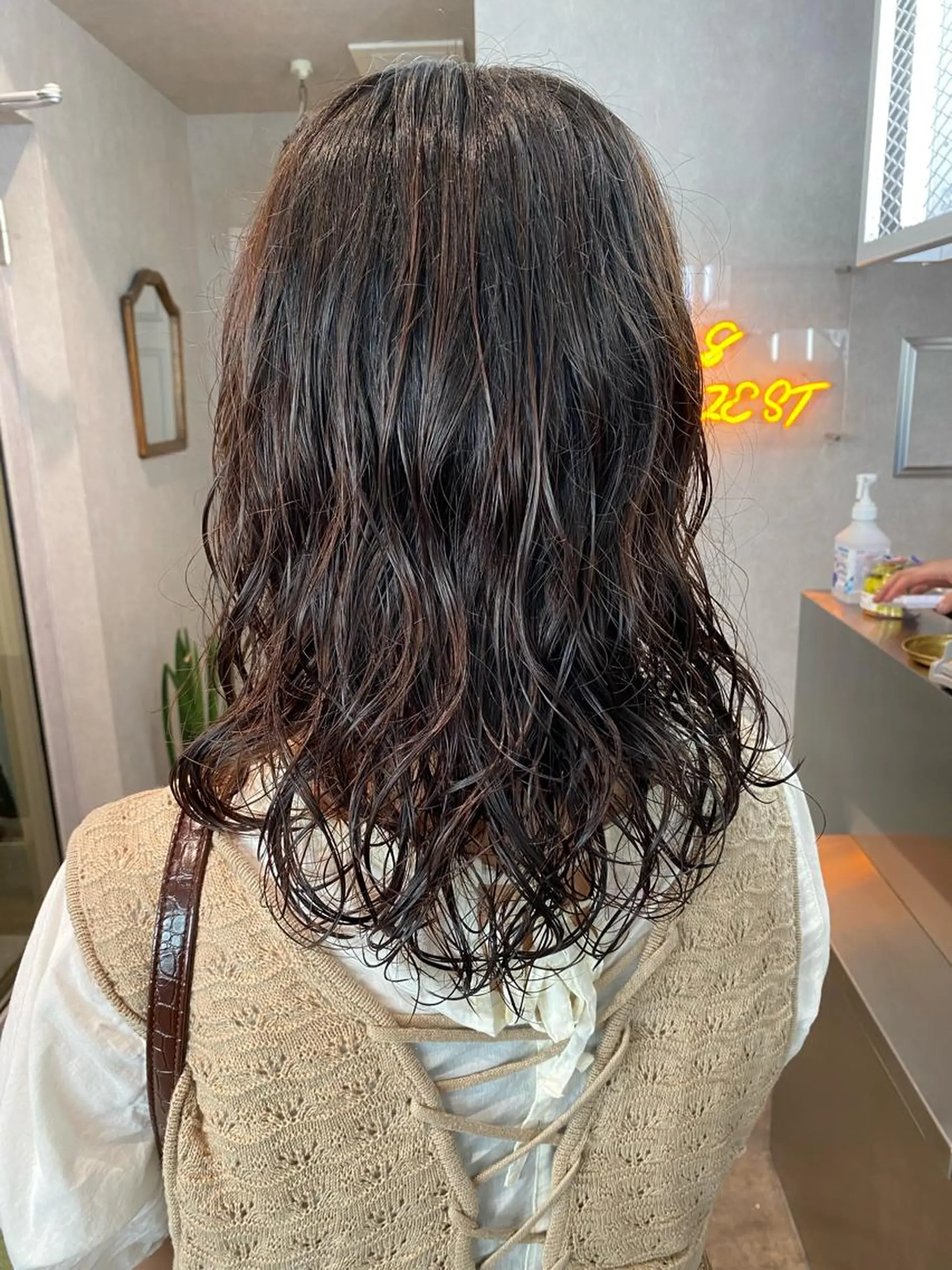 ミディアム パーマ ヘアアレンジ XENA表参道 MIKUのヘアスタイル