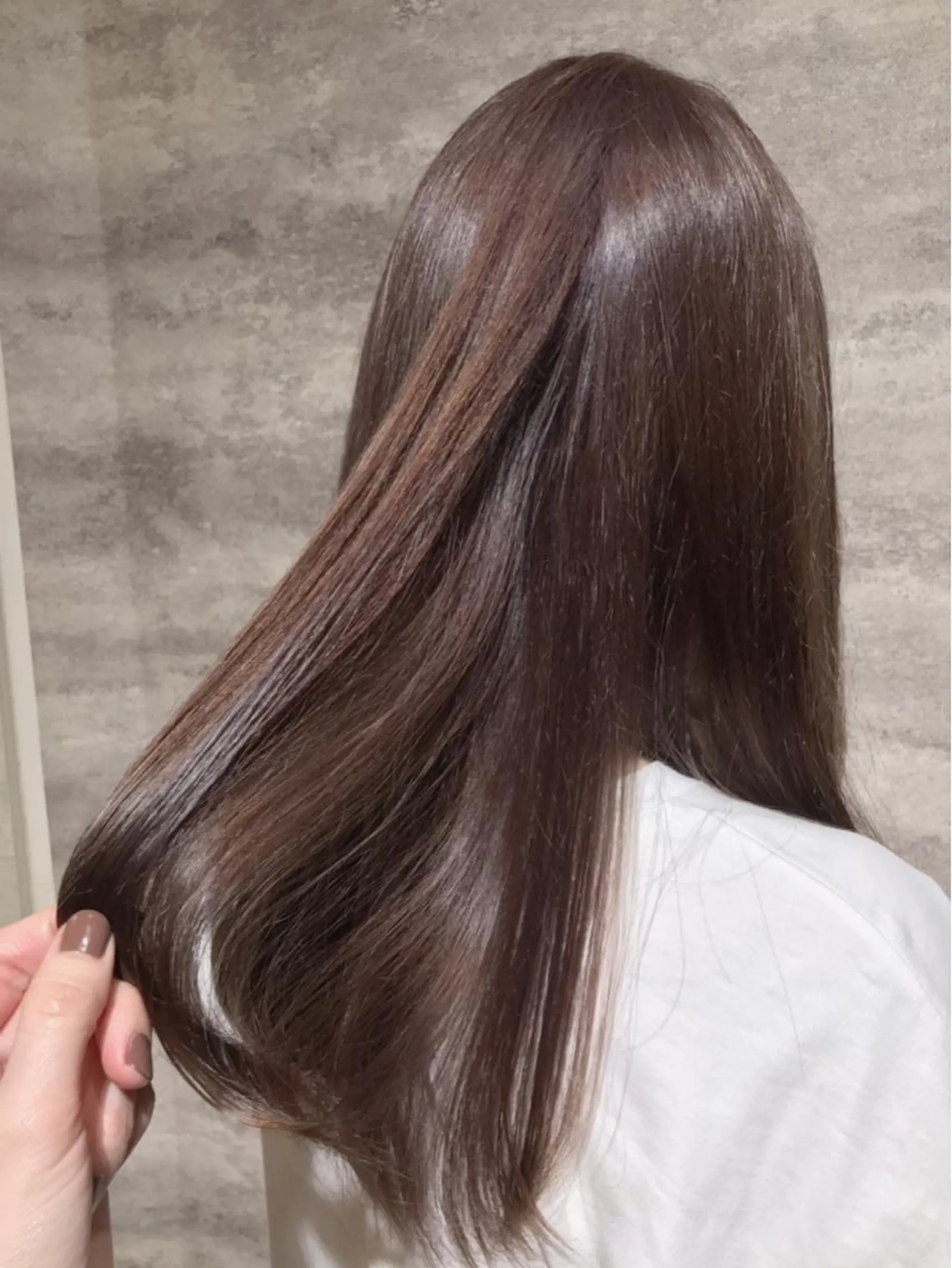 セミロング カラー Blanco 村松 美里のヘアスタイル