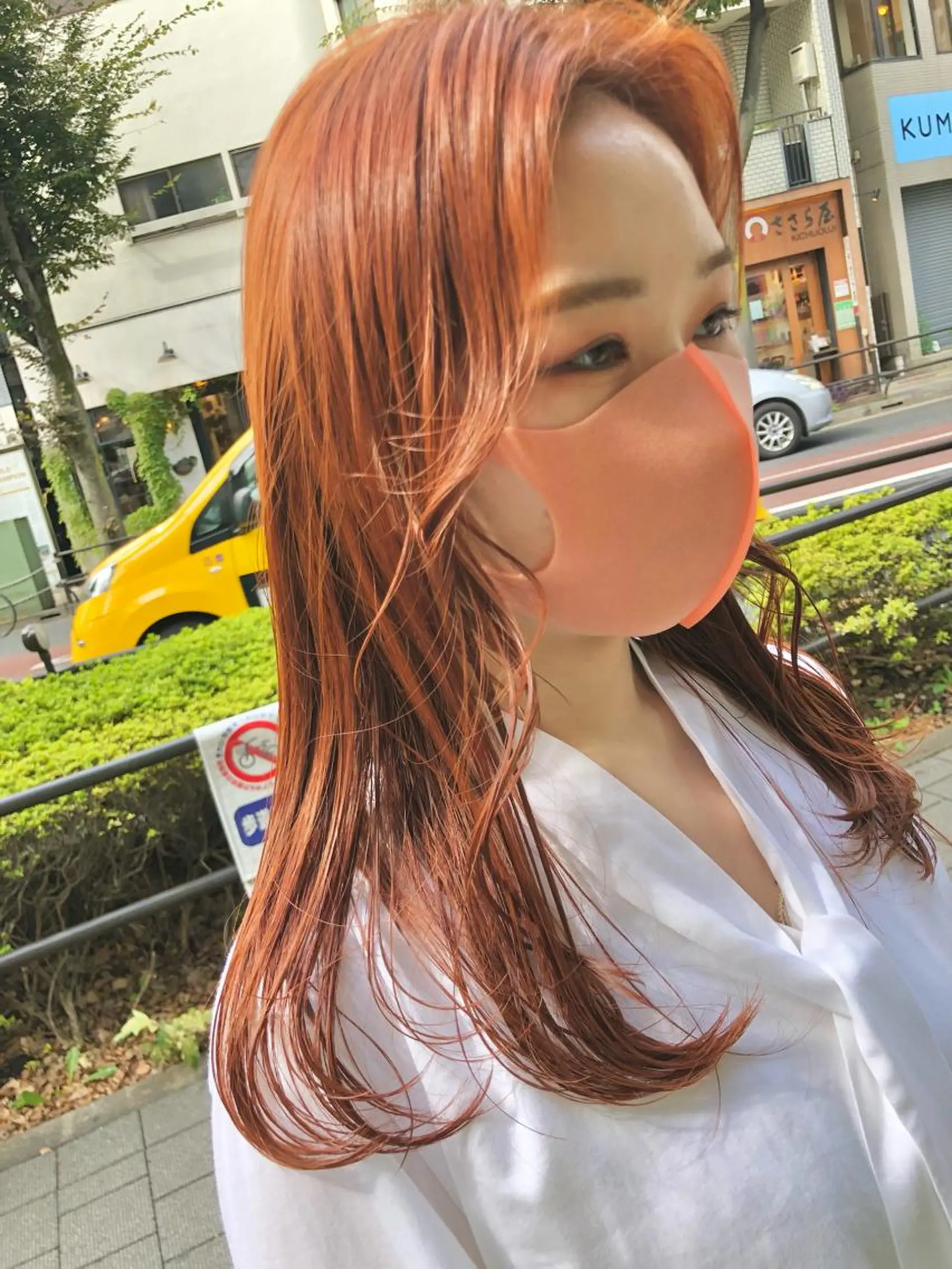 ロング カラー ヘアアレンジ チャンモリパーマ/韓 国/Minami🦋のヘアスタイル