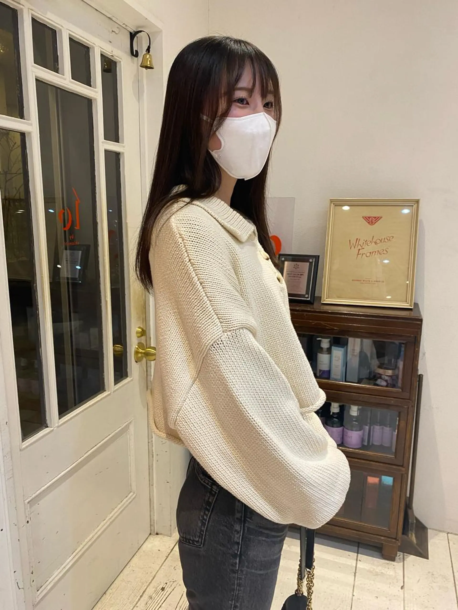 セミロング 原田 梓未のヘアスタイル