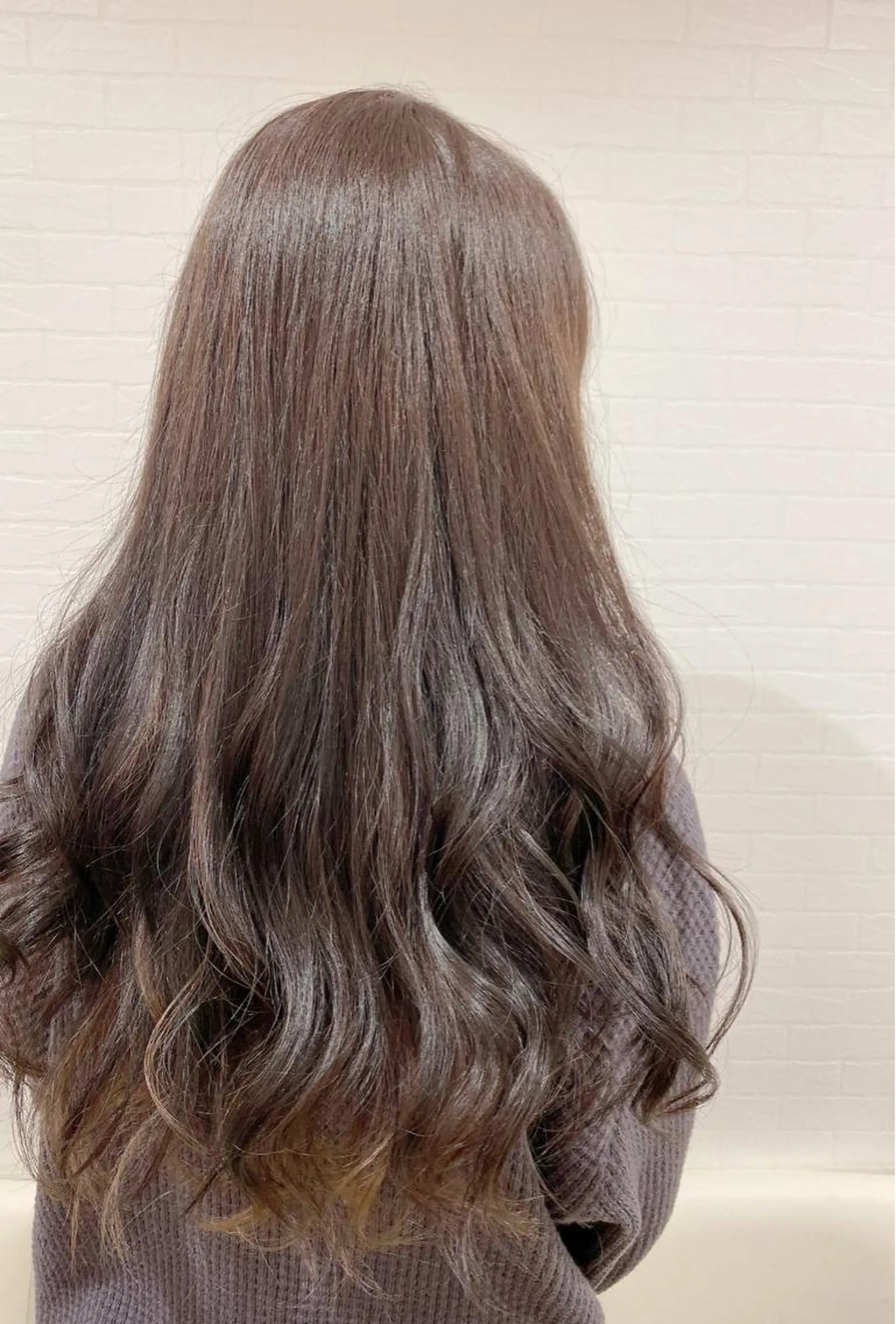 ロング カラー グレージュ ピンクカラー GRANLUSSO 〜グランルッソ駅前店所属・木口 嘉美のヘアスタイル