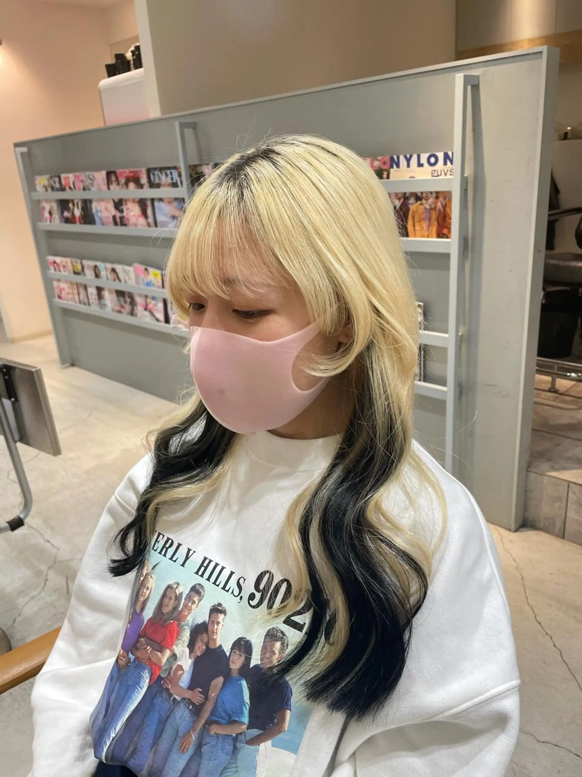 ロング エクステ 艶ハイトーン👑♡ NATSUKIのヘアスタイル