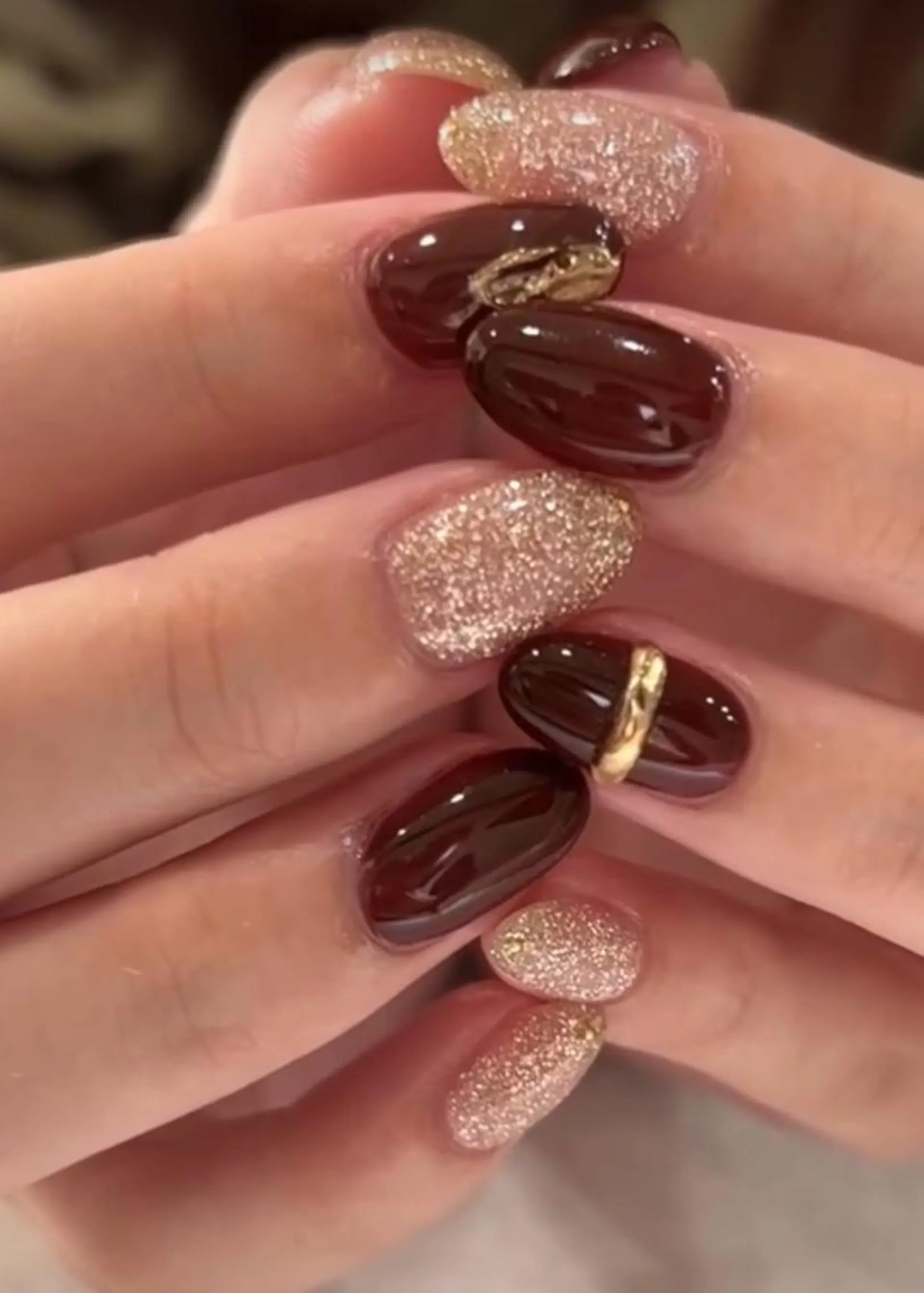 ネイル シンプルネイル ハンドネイル cat‘s nail🐈‍⬛のネイルデザイン