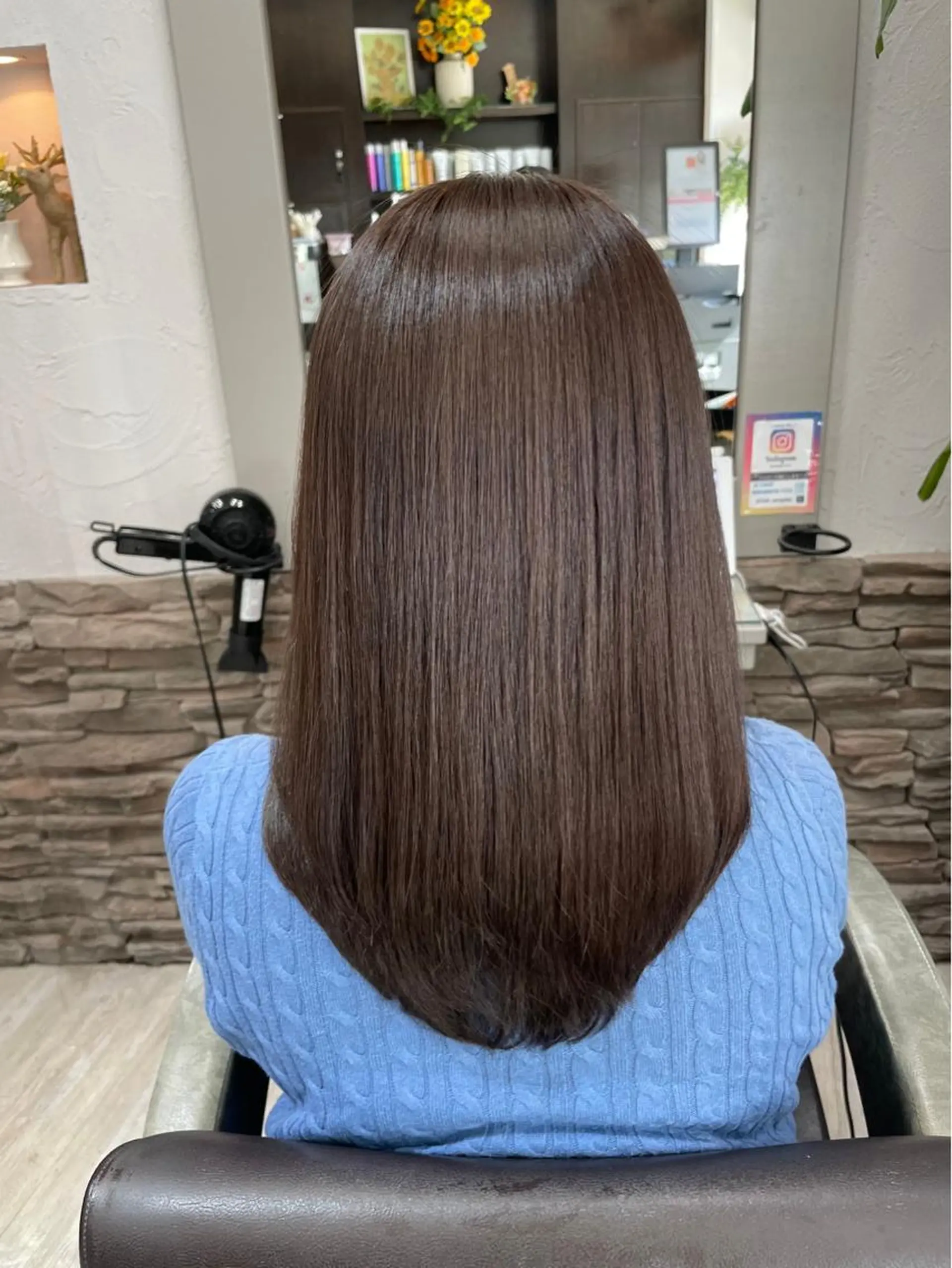 セミロング 髪質改善 トリートメント ヘアリゾートA i 秋葉原店のヘアスタイル