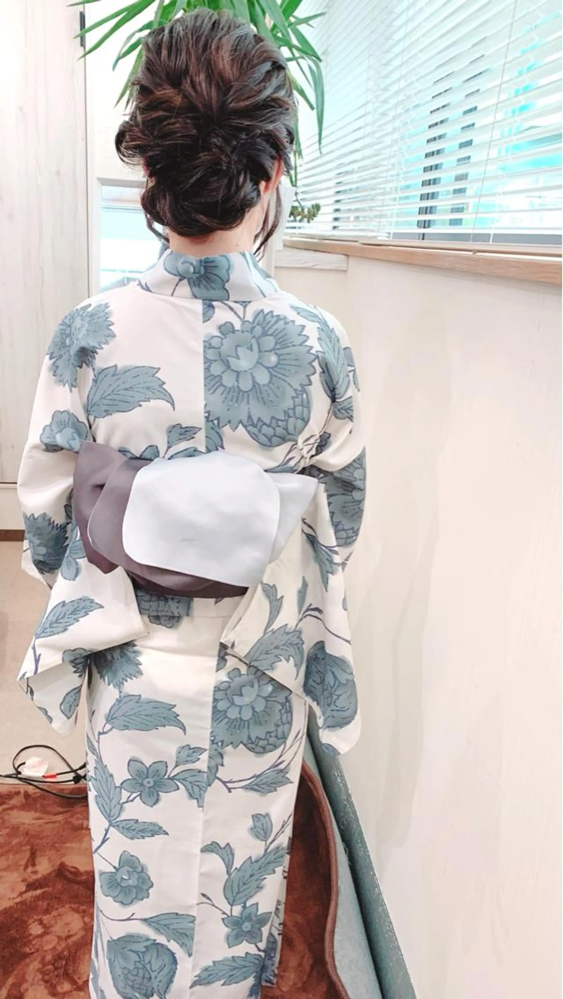 ミディアム 浴衣 着付け Lona所属・新保 佳世のヘアスタイル