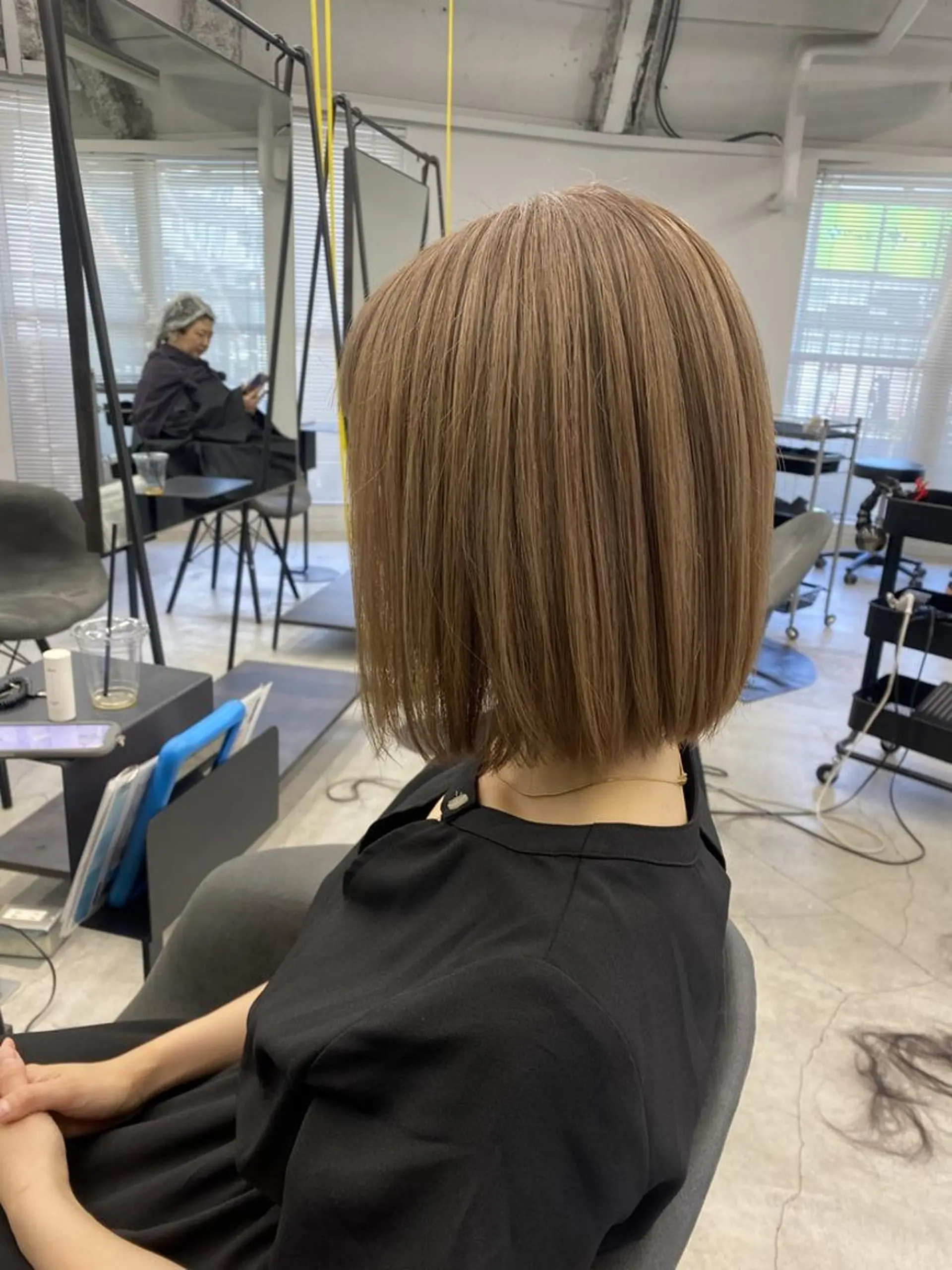 カラー ダブルカラー/ギャル 韓国ヘア/梨緒💜のヘアスタイル