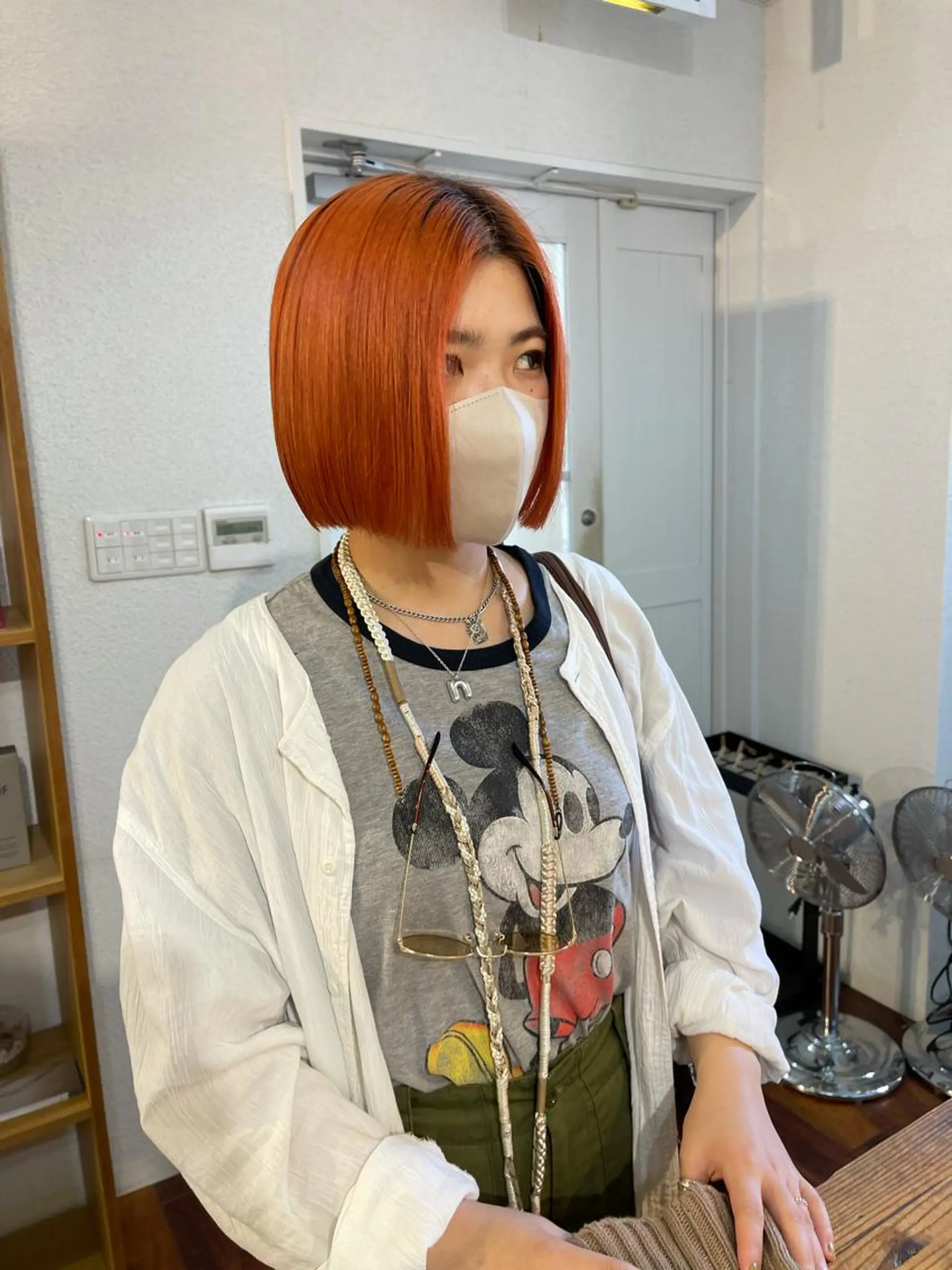 ミディアム カラー a rikaのヘアスタイル