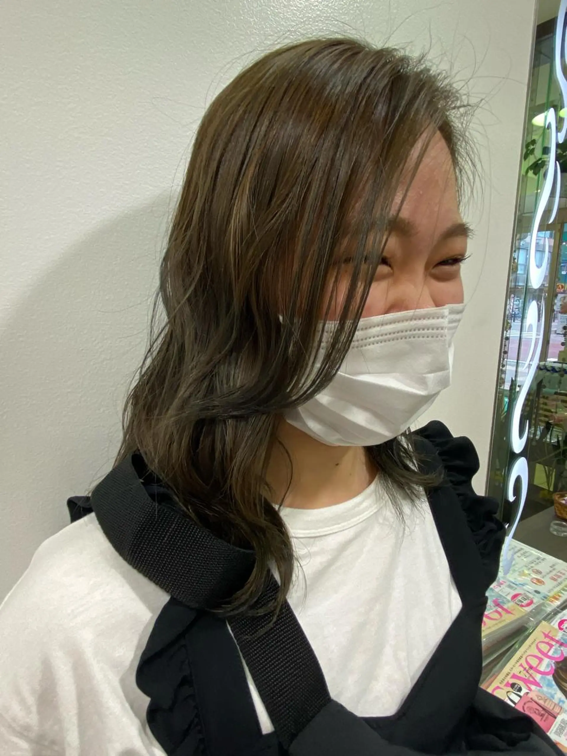 ロング カラー ベージュカラー オリーブベージュ 🪽似合わせカラー RENA.🪽🩶のヘアスタイル