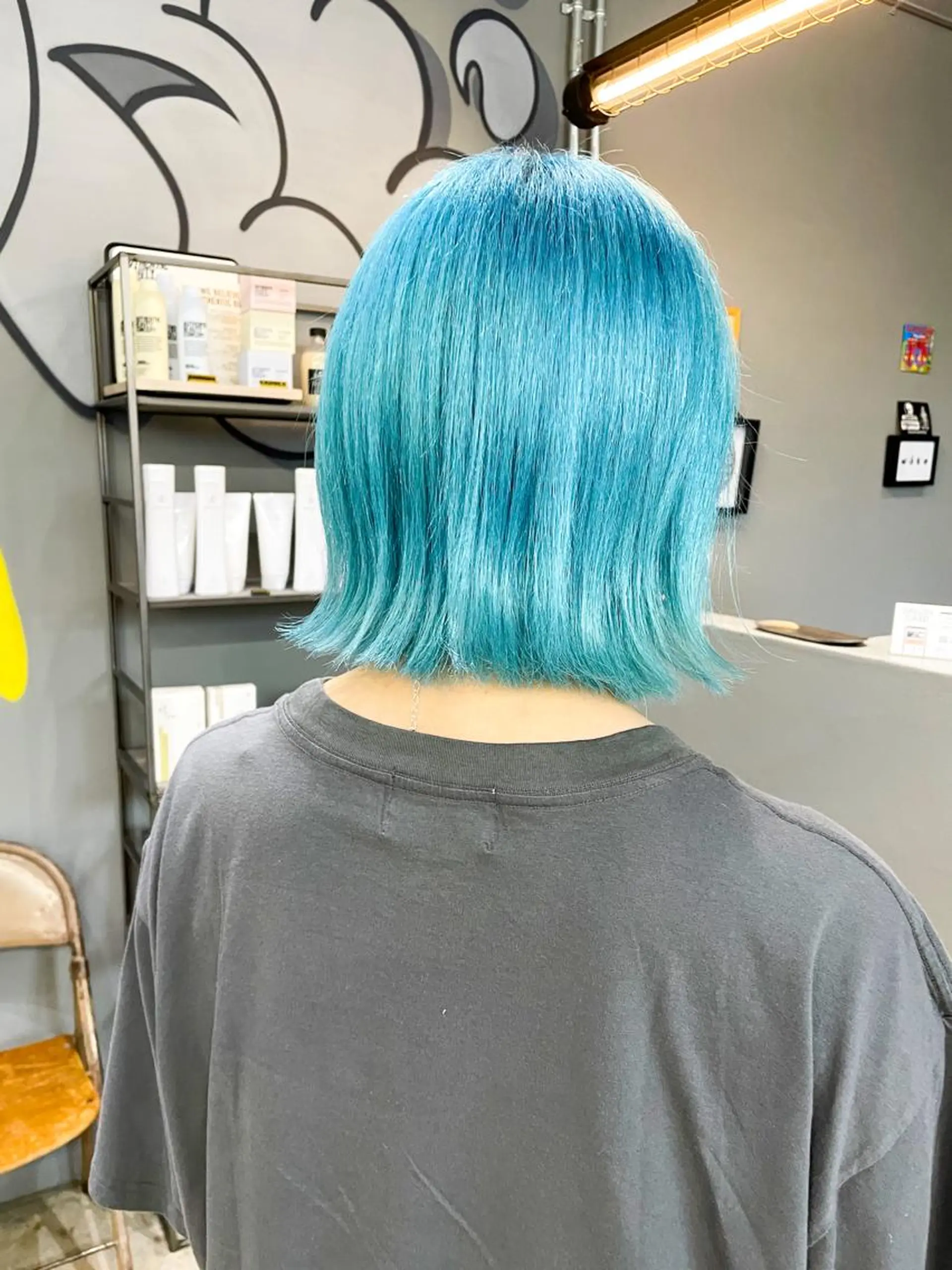 ミディアム カラー メンズ専門サロン wokeのヘアスタイル