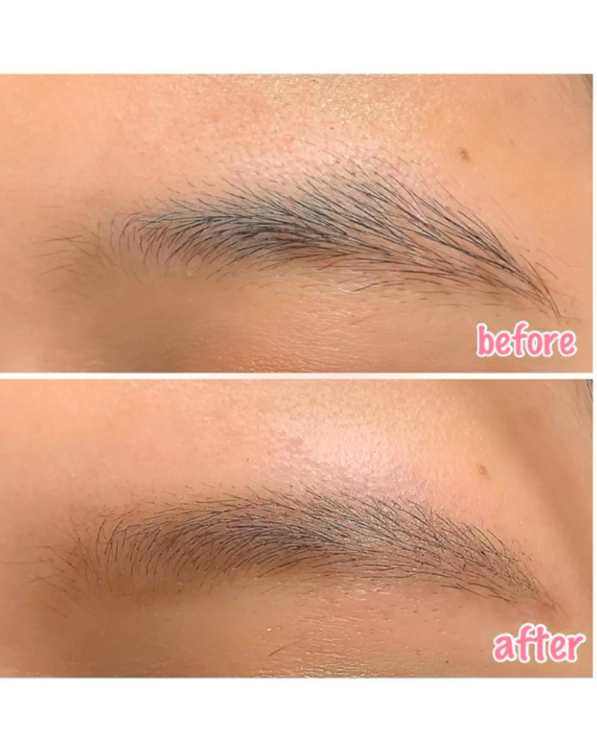 アイブロウ 眉毛ワックス脱毛 rinacoco ★のマツエク・マツパデザイン