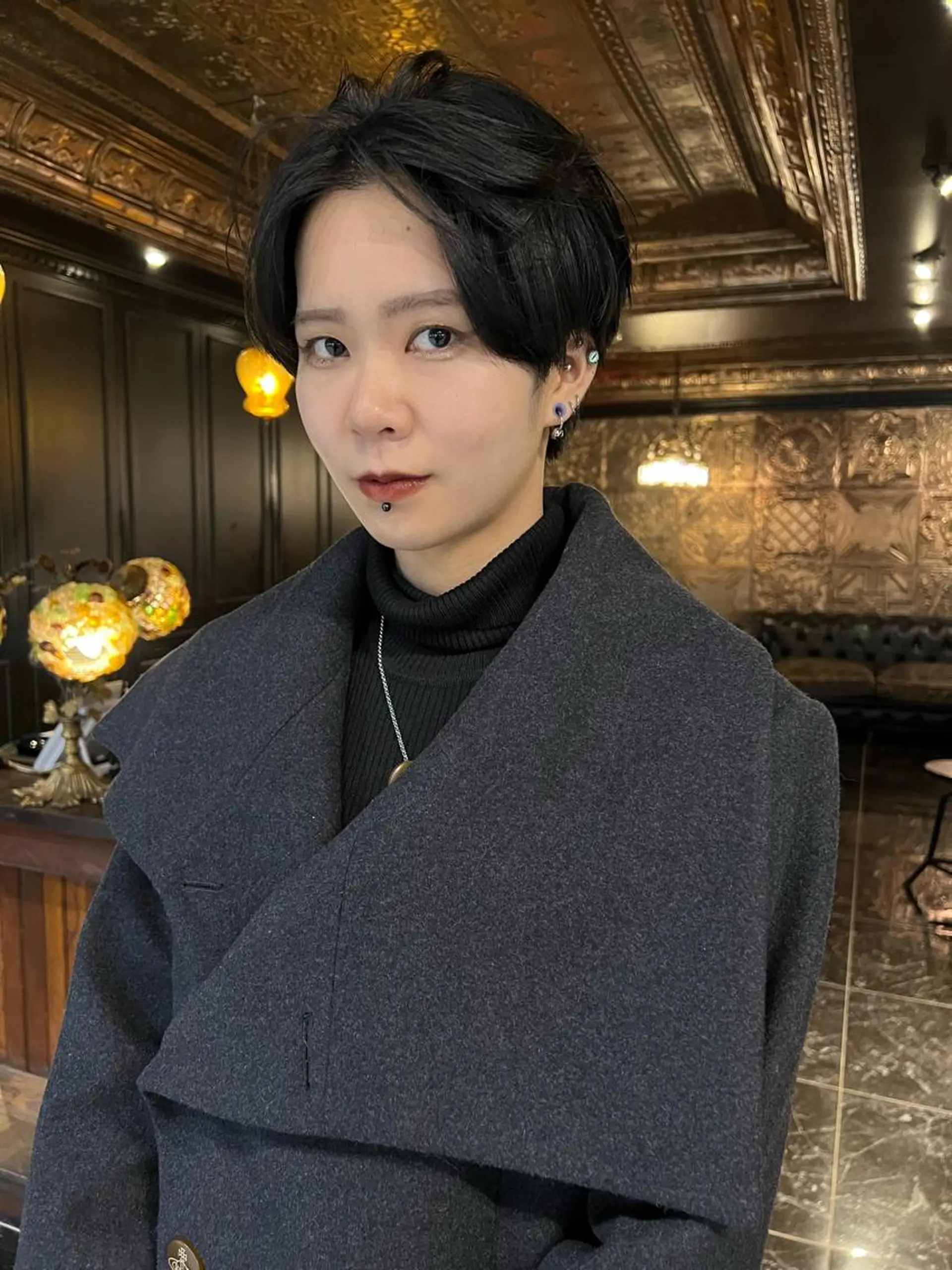 ショート カラー haco＋所属・圧倒的デザイン力 店長🎨RENAのヘアスタイル