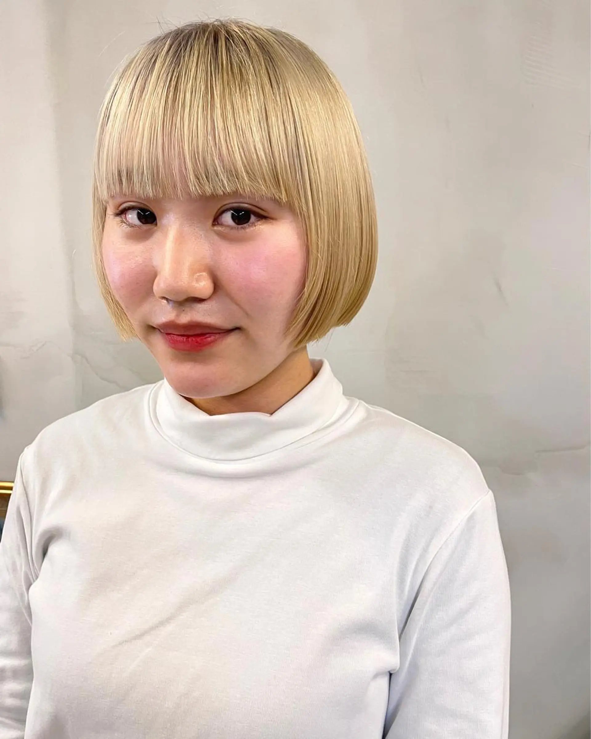 ミディアム カラー パーマ ヘアアレンジ メンズ キッズ ネイル マツエク・マツパ アイブロウ ブロンド ボブ カット ヘアカラー トリートメント tatsumi/ボブ ウルフ/レイヤーのヘアスタイル